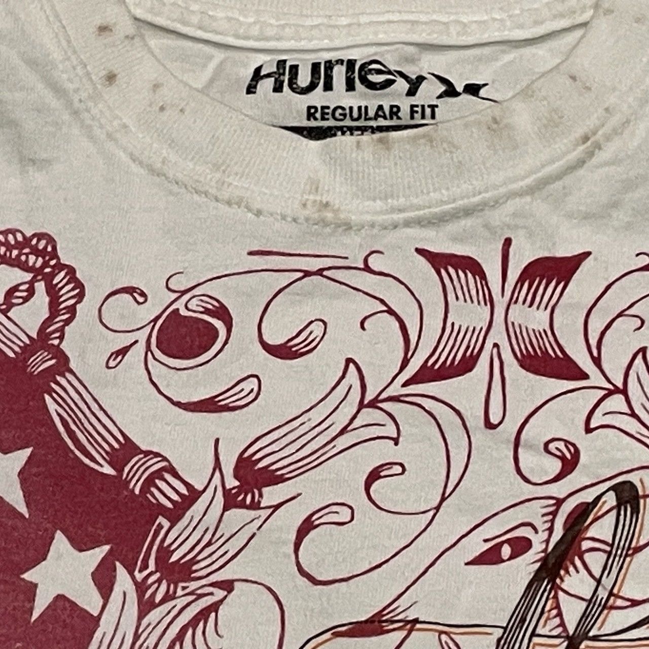 Affliction × Hurley × Tapout Rare Hurley Wings Cross Tee Y2K Affliction Style Size US M / EU 48-50 / 2 - 3 Thumbnail