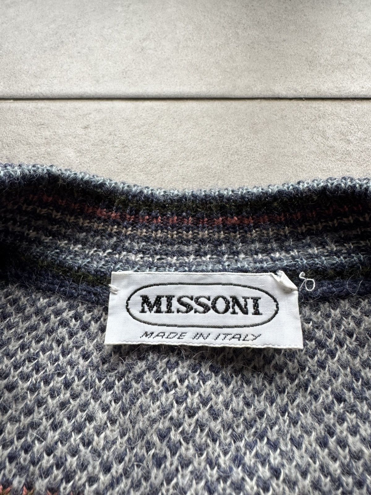 Missoni Missoni Vintage Knited Men’s XL Size Button 100% Wool Cardigan Sweater Pullover Size US XL / EU 56 / 4 - 8 Thumbnail