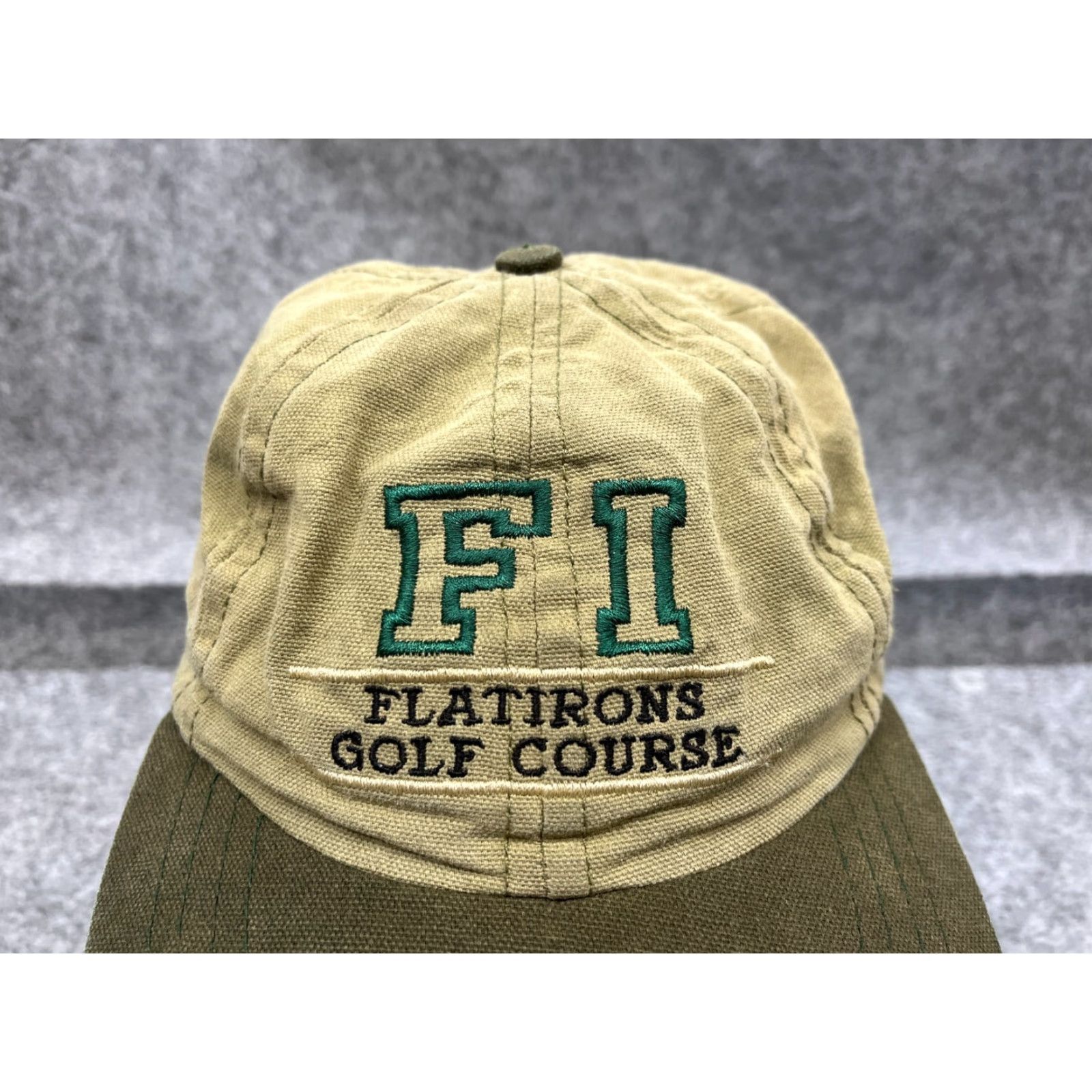 Vintage Otto Golf Hat Cap Strap Back One Size Green Cotton Low Profile Adult Hat Size ONE SIZE - 2 Thumbnail
