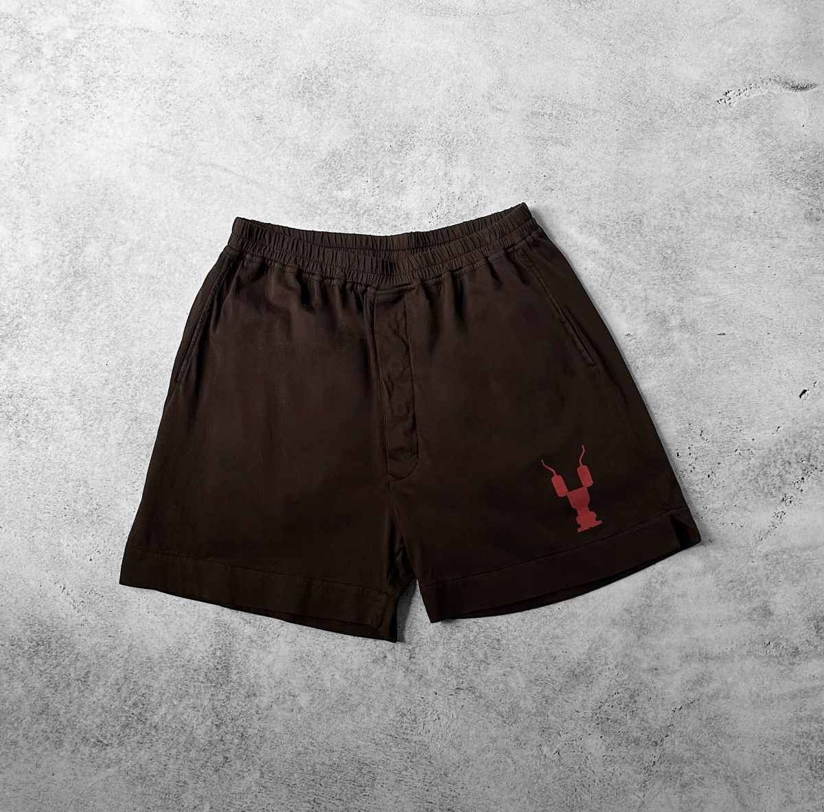 Rick Owens Rick Owens Drkshdw Logo Print Shorts Size US 30 / EU 46 - 1 Thumbnail