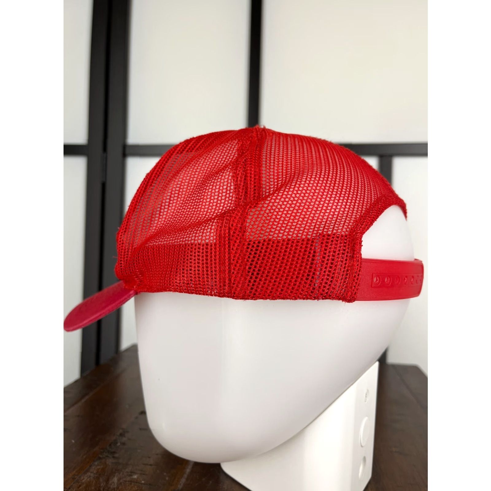 Bass Pro Shops Bass Pro Shops Hat Cap Snap Back Adult One Size Red Cotton Knit Logo Adjustable Mens Hat Size ONE SIZE - 6 Thumbnail