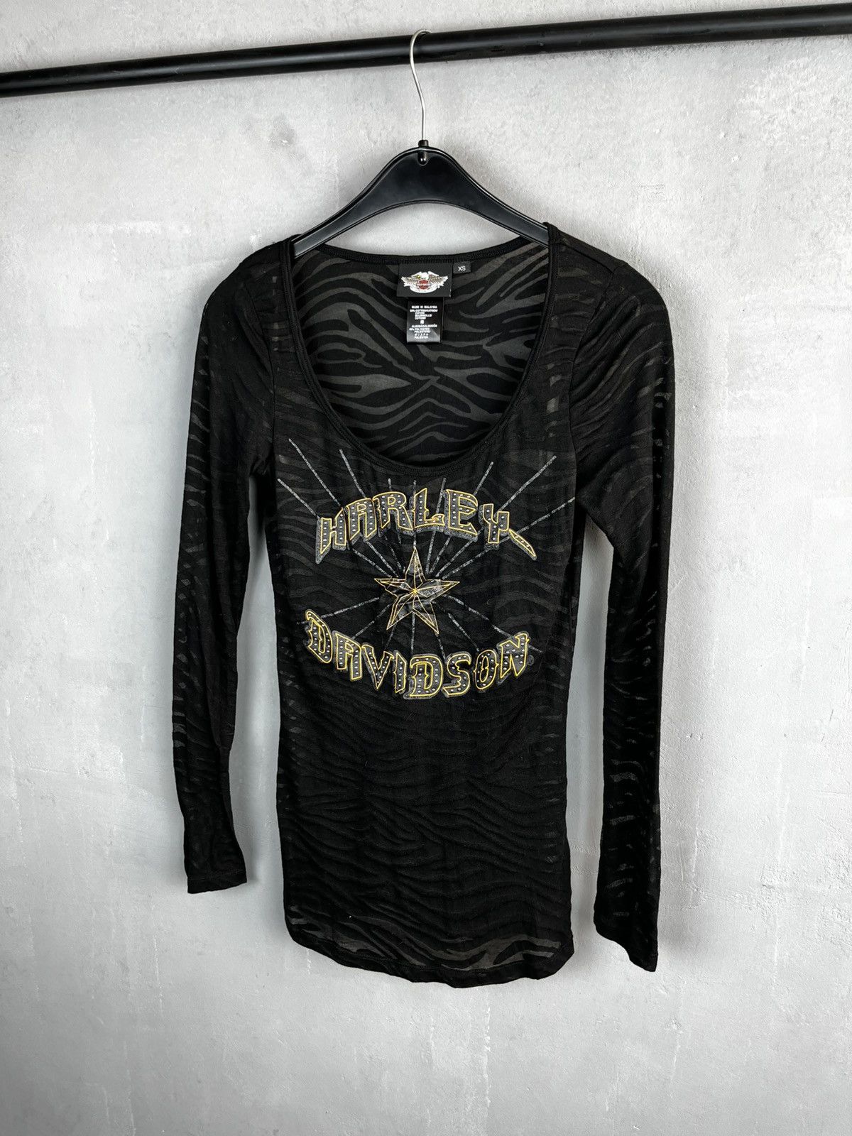 Harley Davidson Harley Davidson vintage long sleeve Size XS / US 0-2 / IT 36-38 - 1 Thumbnail