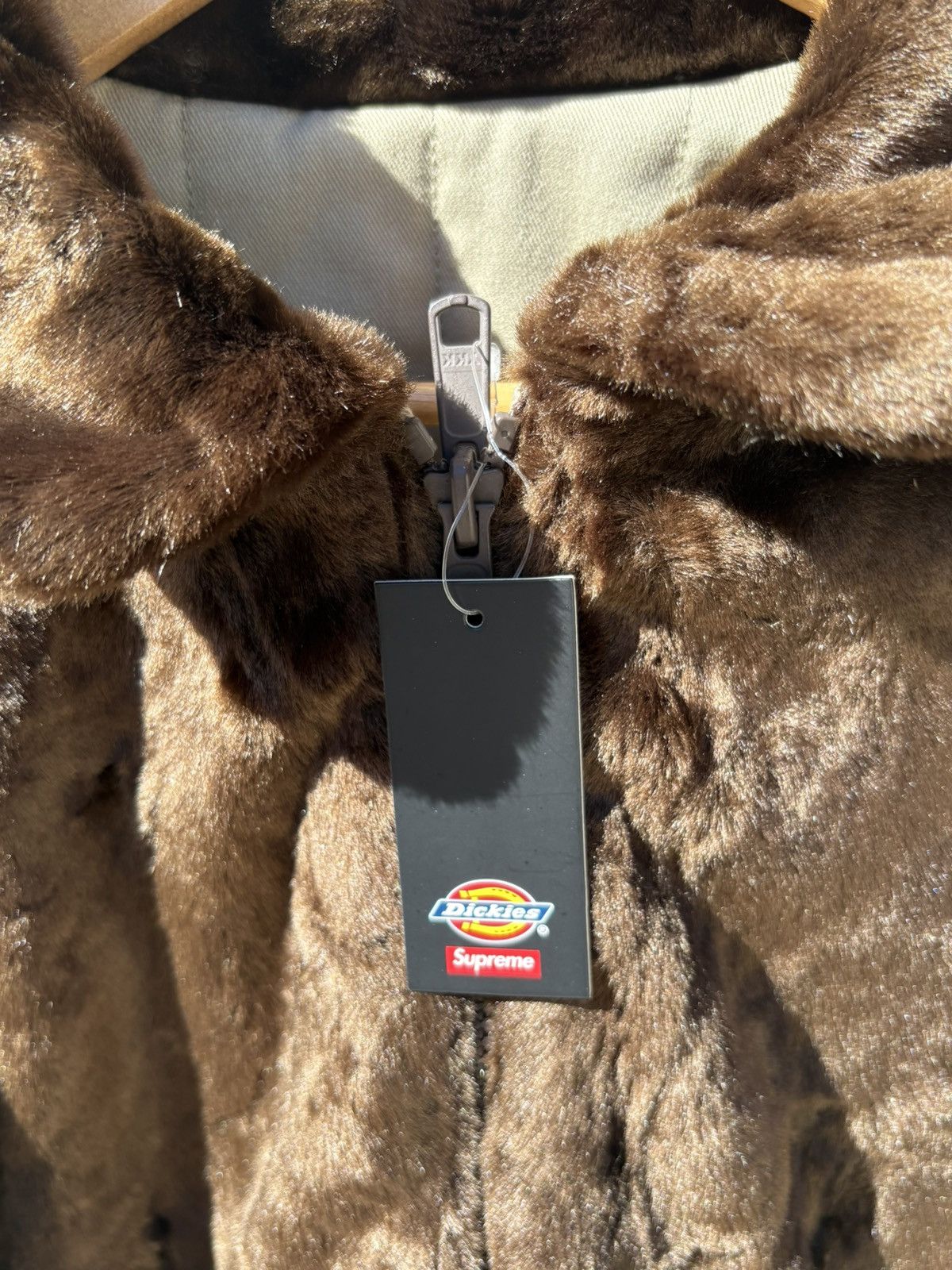 Dickies × Supreme Supreme x Dickies Reversible Quilted Faux Fur Work Jacket Size US L / EU 52-54 / 3 - 10 Thumbnail