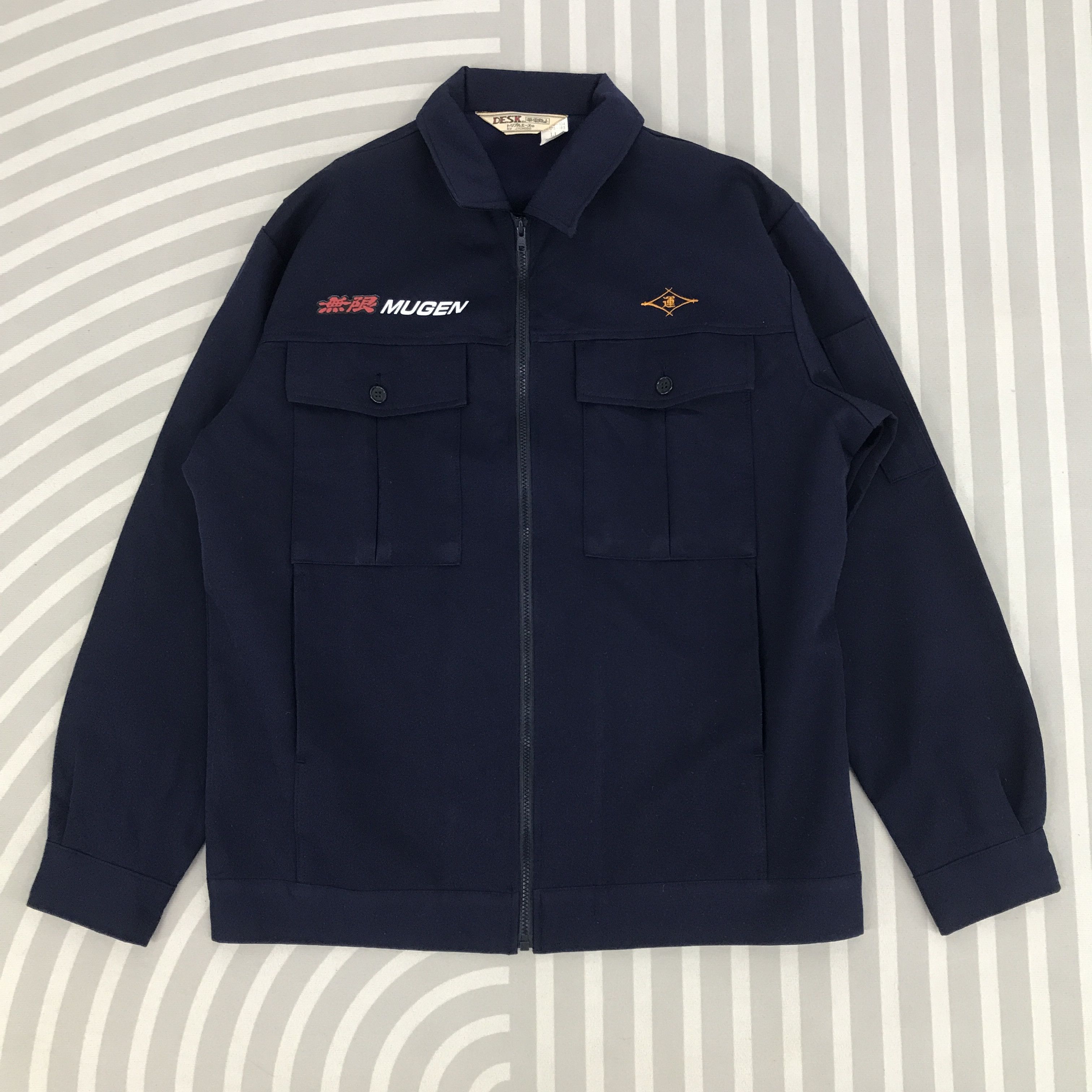 Japanese Brand × Vintage Vtg Mugen power Honda Racing work uniform custom Jacket Size US L / EU 52-54 / 3 - 2 Thumbnail