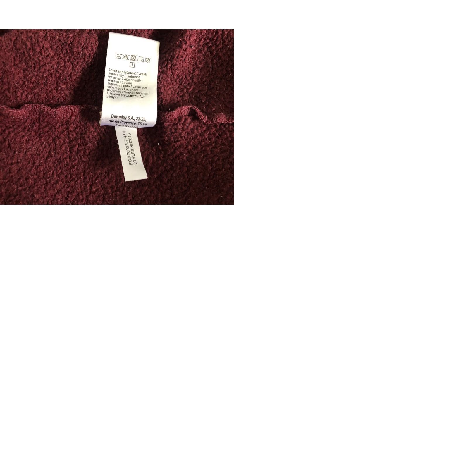Lacoste Lacoste Sport Sweatshirt Men XL Burgundy Cotton Jersey Logo Embroidered Crew Neck Pullover Regular Size XL Vacation Classic Style Size US XL / EU 56 / 4 - 9 Thumbnail