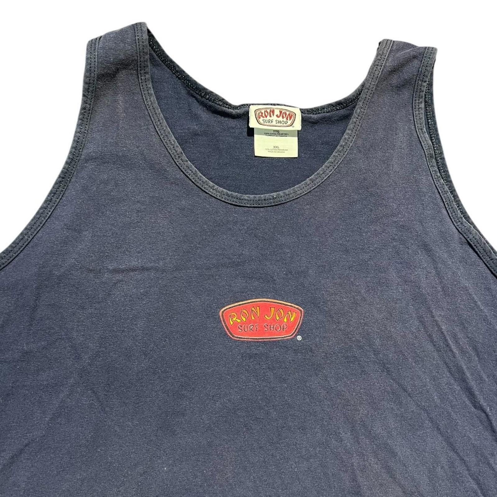 Ron Jon Surf Shop Vintage 90s Ron Jon Surf Shop Navy Tank Top Size US XXL / EU 58 / 5 - 3 Thumbnail