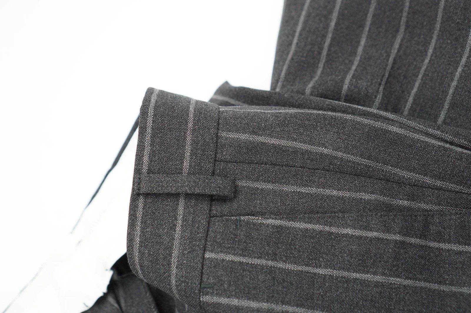 Suitsupply Men Suitsupply Pants Grey Pure Wool Blake Single Pleat US38 Size 38R - 4 Thumbnail