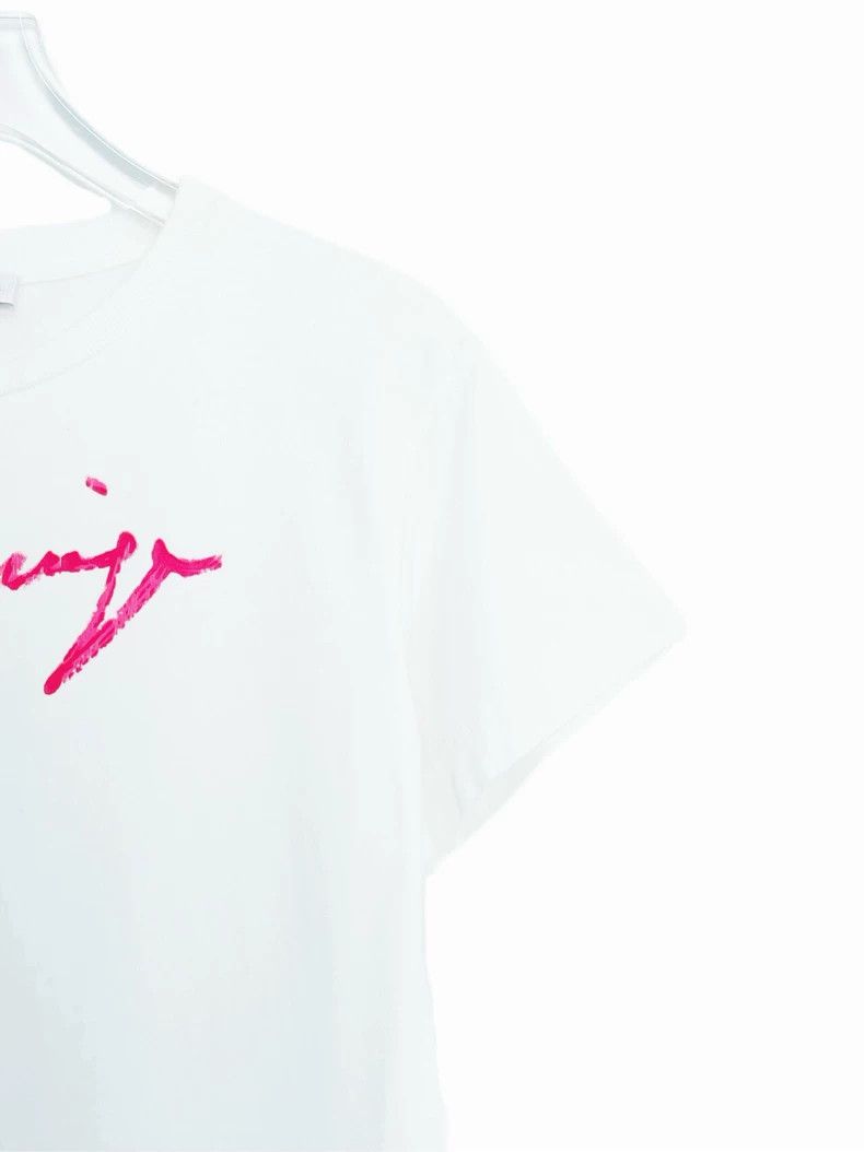 Balenciaga Balenciaga White Cursive Letter Printed Crewneck Short Sle Size US XS / EU 42 / 0 - 4 Thumbnail