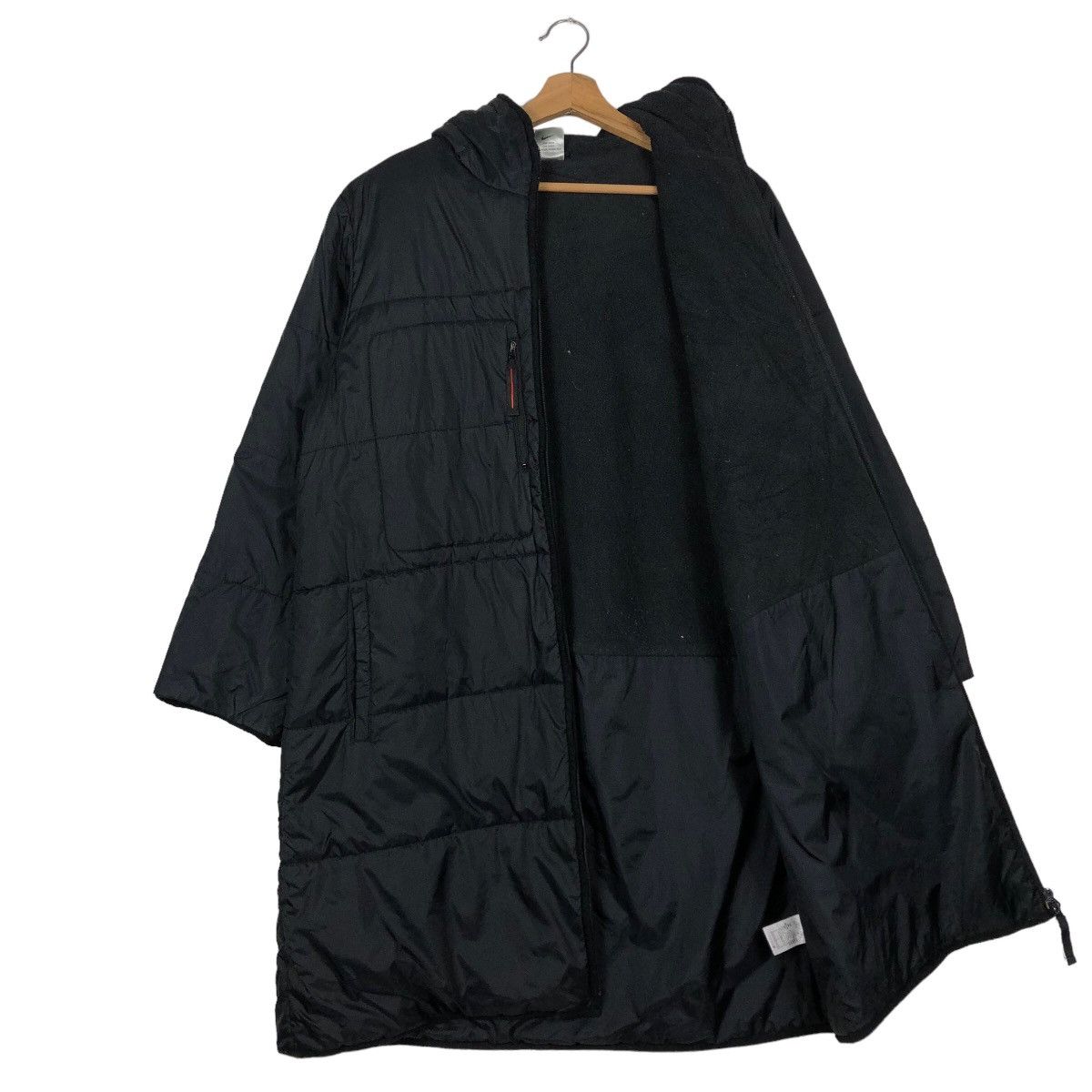 Nike 🔥90’s Vintage Long Jacket Light Puffer Down Nike Big Swoosh Size L / US 10 / IT 46 - 10 Thumbnail