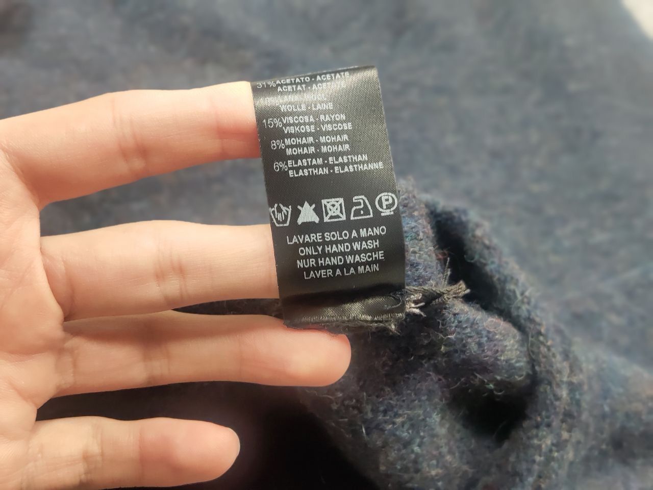 Transit Transit Design textured yarn sweater round neck Wool sweater Size US L / EU 52-54 / 3 - 13 Thumbnail