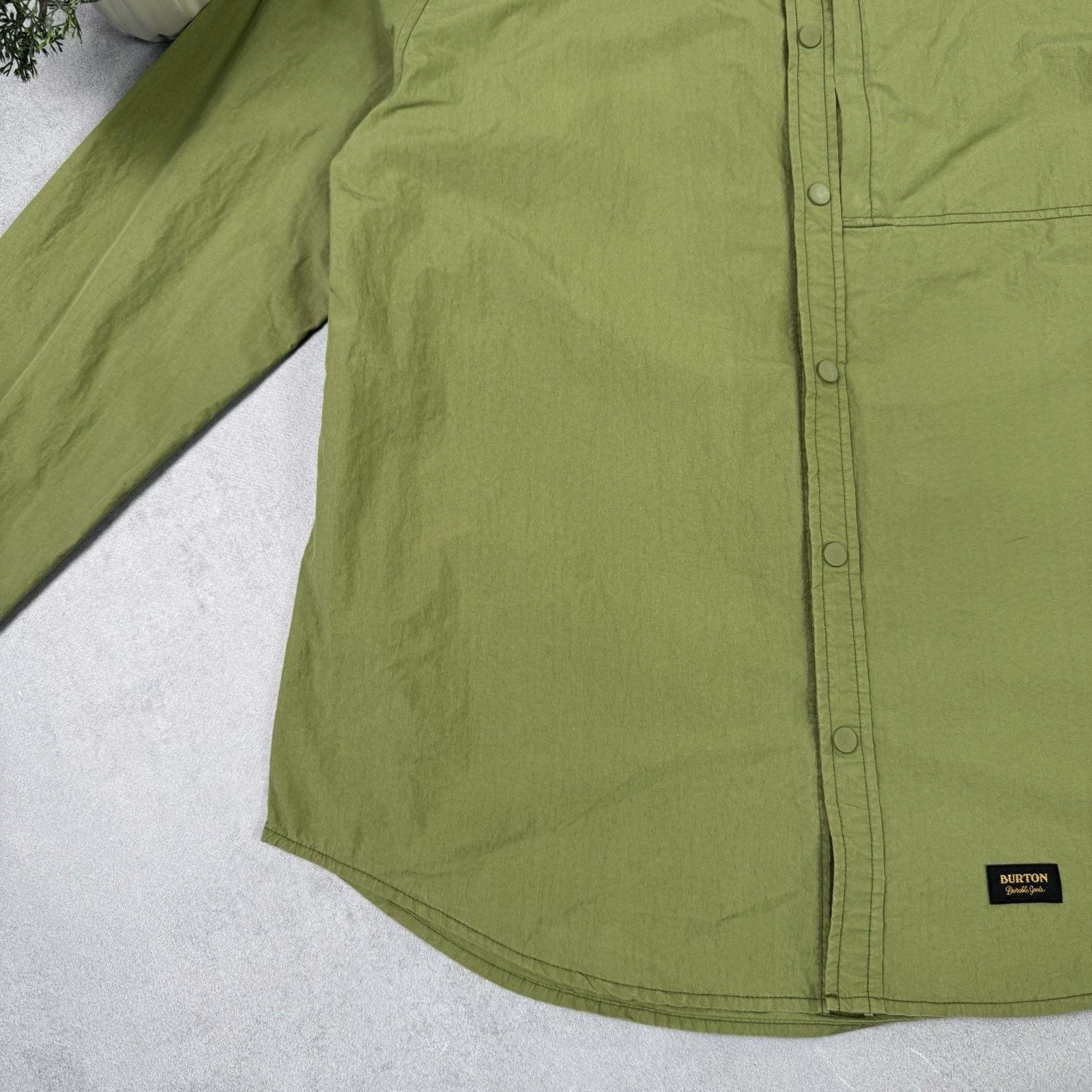 Burton Burton AK Men Linght Overshirt Jacket Nylon Green Size L Size US L / EU 52-54 / 3 - 5 Thumbnail