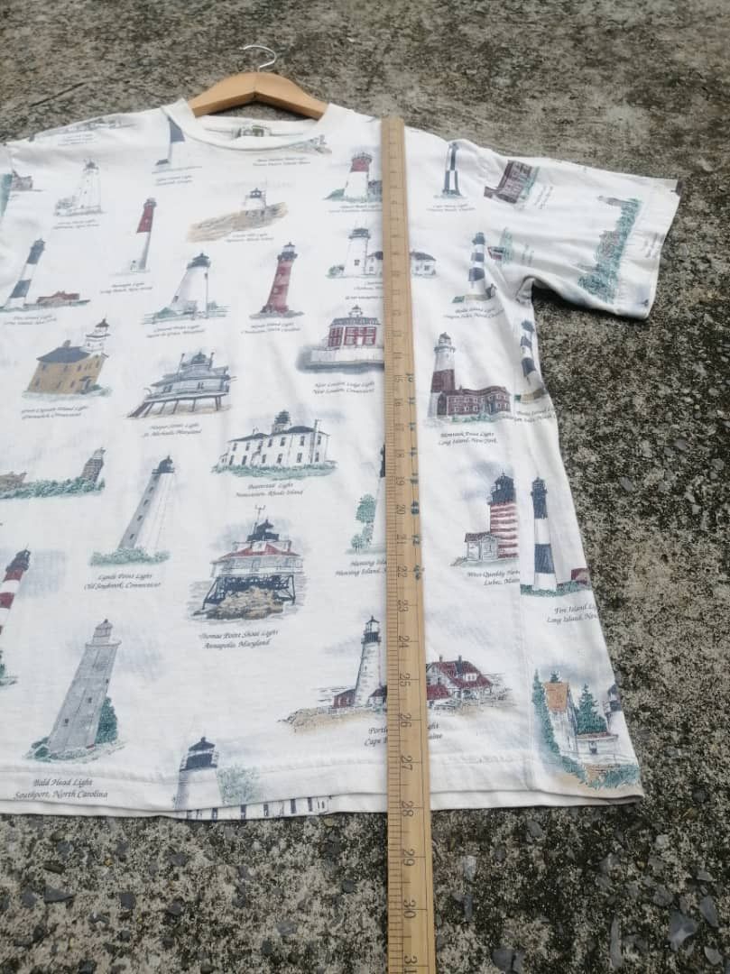 Vintage Vintage Light Houses Art Tee Size US M / EU 48-50 / 2 - 3 Thumbnail