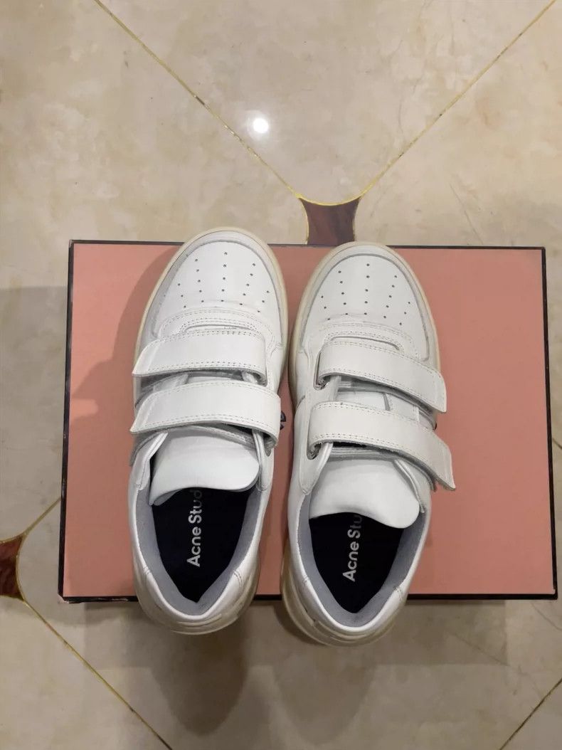 Acne Studios Acne Studios Clasp white sneakers Size US 5.5 / IT 35.5 - 8 Thumbnail