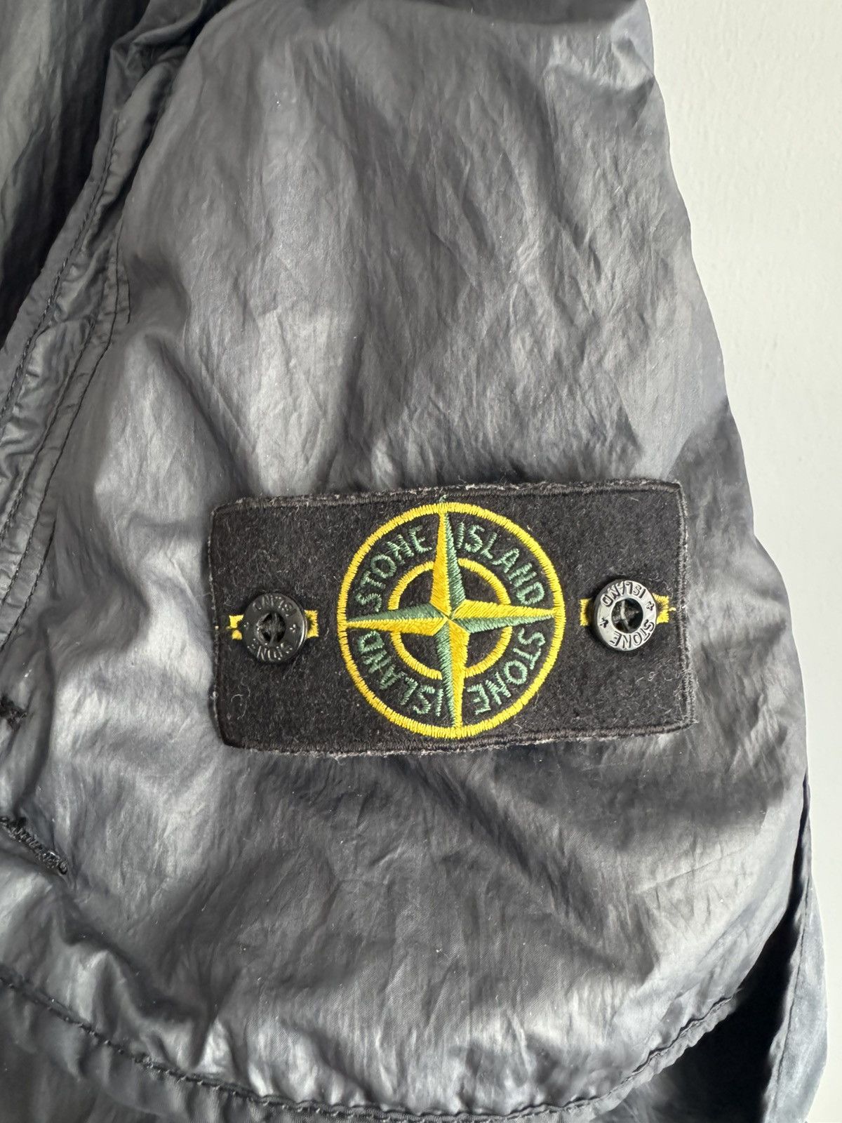 Stone Island Stone Island Black Navy Nylon Metal Watro Shimmer Jacket Size US XL / EU 56 / 4 - 8 Thumbnail