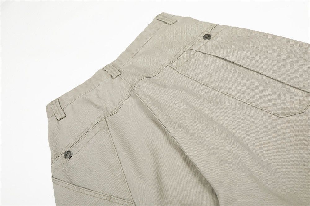 Vintage American loose men's straight casual wide-leg trousers Size US 32 / EU 48 - 4 Thumbnail