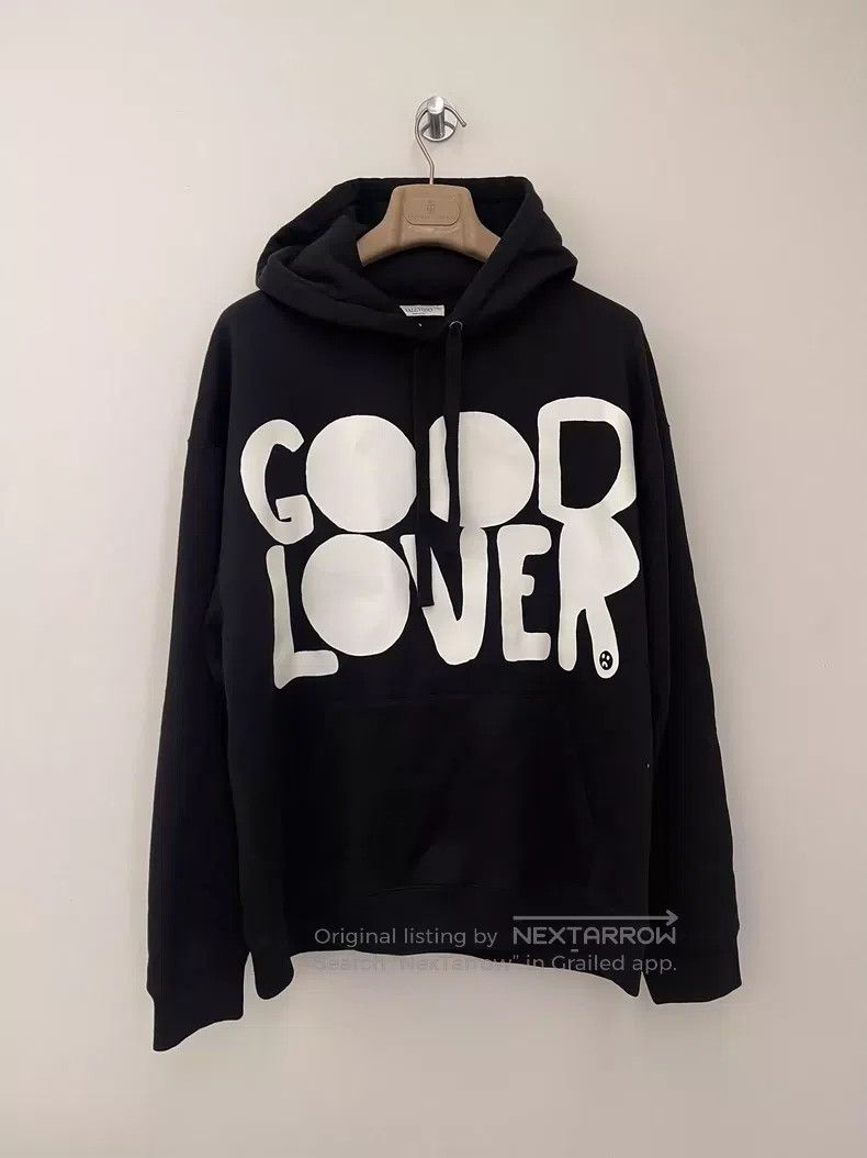 Valentino Valentino Black printed hooded sweatshirt Size US L / EU 52-54 / 3 - 3 Thumbnail