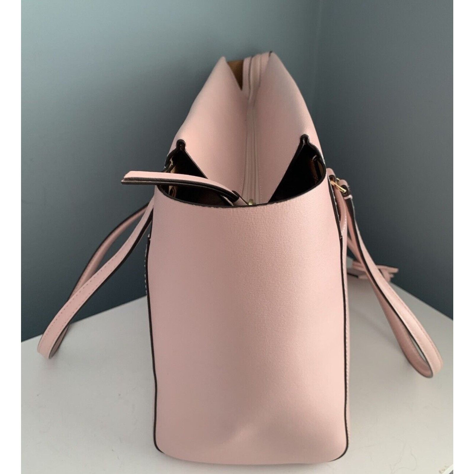 Tory Burch New Tory Burch Blush Pink Parker Large Tote Bag Handbag Size ONE SIZE - 5 Thumbnail