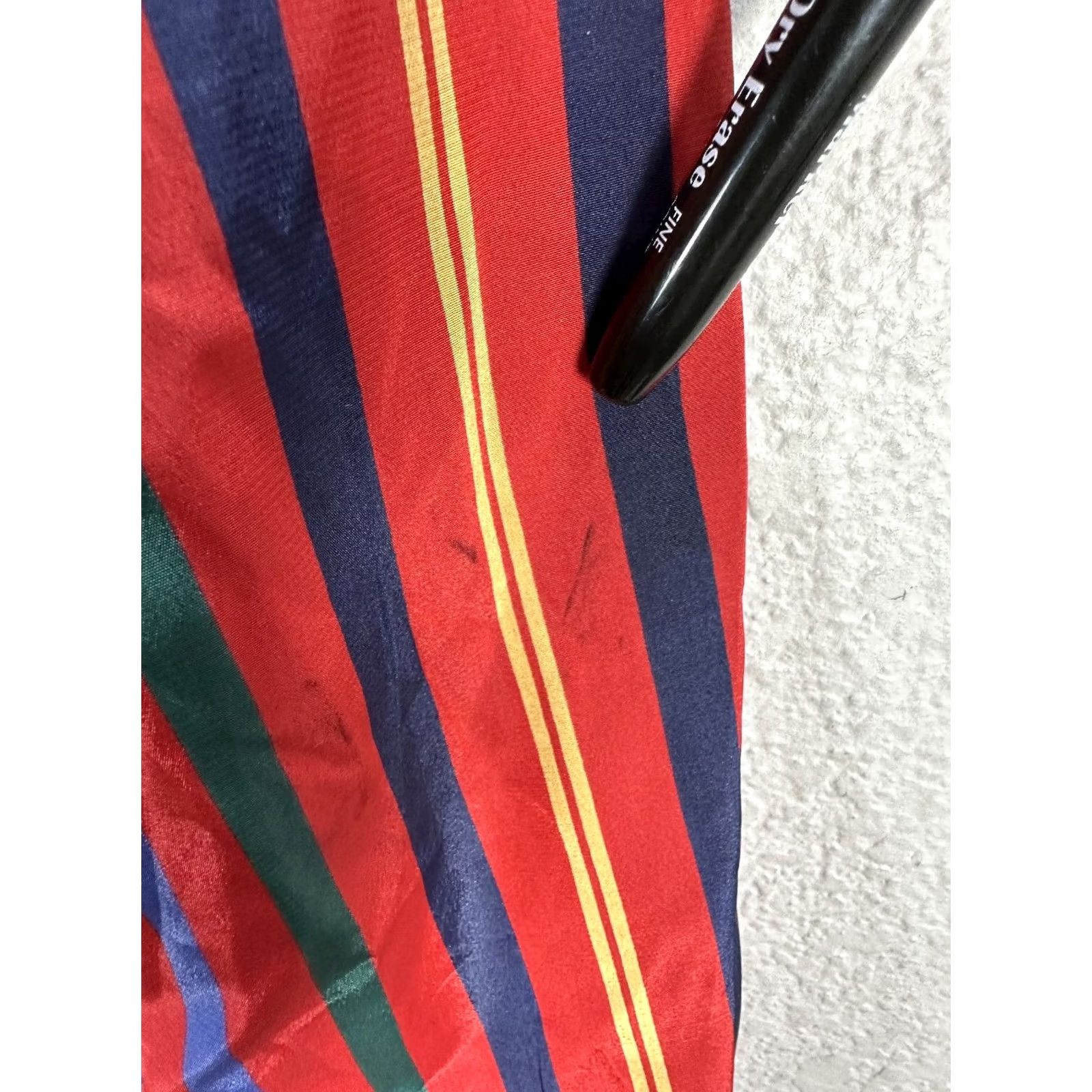 Vintage Vintage The Villager Red Striped Shirt Blouse Mock Neck Puff Sleeve Sz 6 Womens Size M / US 6-8 / IT 42-44 - 7 Thumbnail