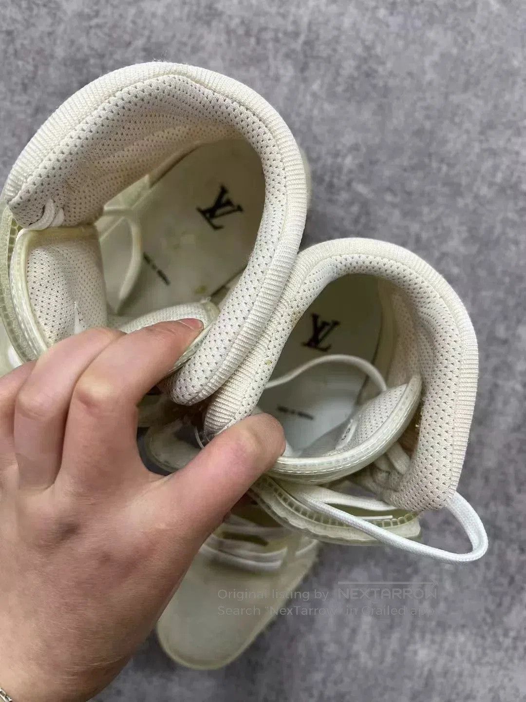 Louis Vuitton LV Transparent High-Top Sports Sneakers. Size US 7.5 / EU 40-41 - 6 Thumbnail
