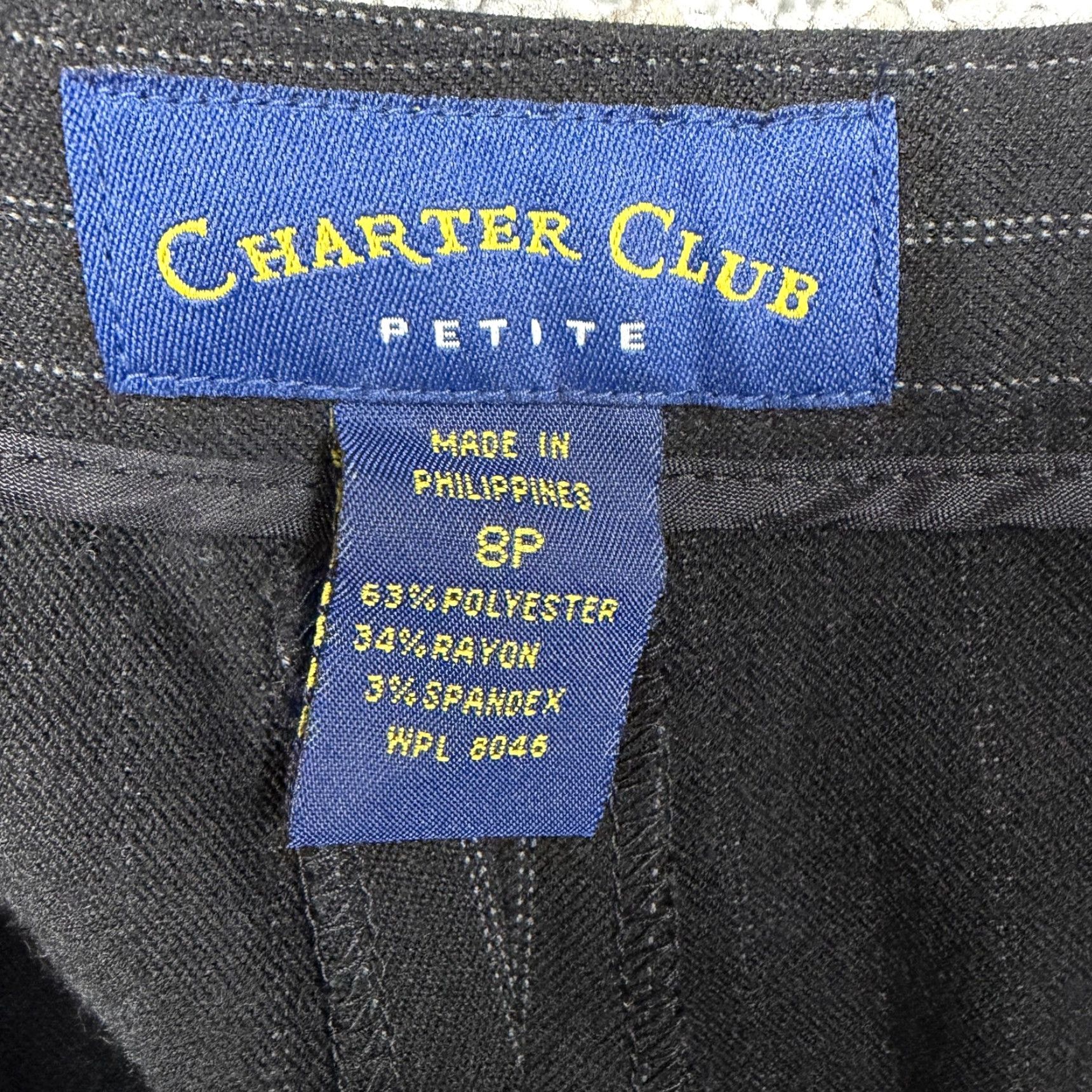 Charter Club Charter Club Dress Pants 8P Straight Leg Office Chic Career Size 30" / US 8 / IT 44 - 7 Thumbnail