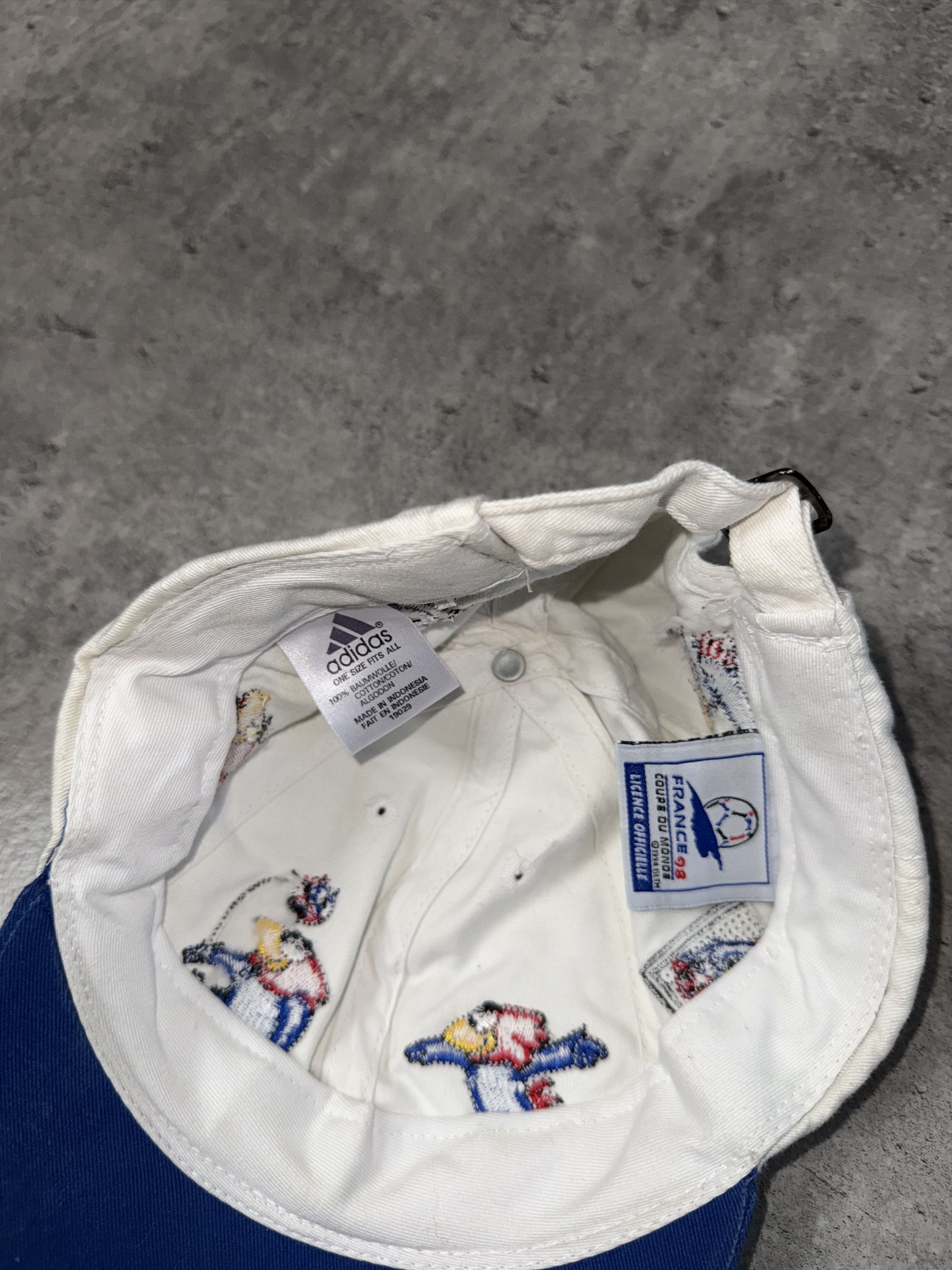 Adidas Adidas 98 france world cup swag vintage hat Size ONE SIZE - 3 Thumbnail
