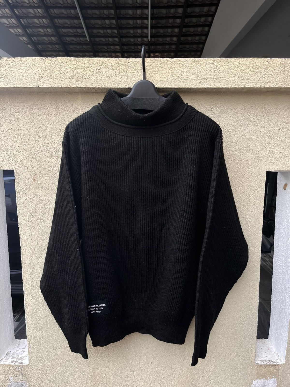 Marithe + Francois Girbaud Aw 82/83 black knitwear for japan Size US M / EU 48-50 / 2 - 2 Thumbnail