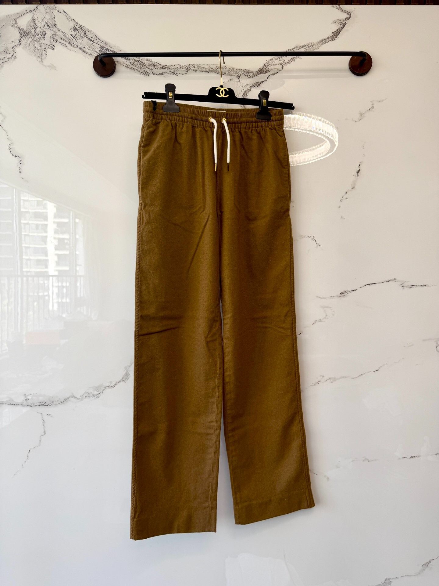 Celine celine brown cashmere casual pants Size 36" / US 14 / IT 50 - 1 Thumbnail