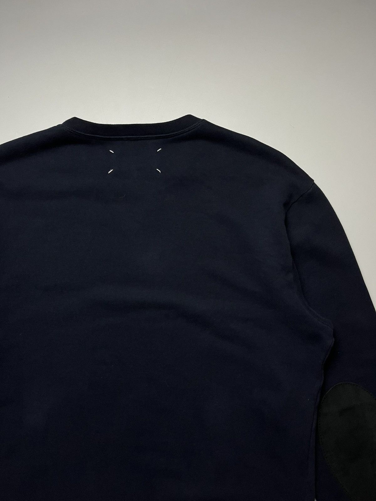 Maison Margiela Maison Margiela AW15 Crewneck Sweatshirt Suede Elbow Patch Size US M / EU 48-50 / 2 - 4 Thumbnail