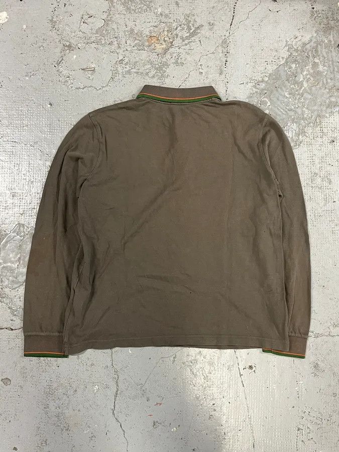 Prada 2000s Prada Linea Rossa Brown Polo Shirt Size US S / EU 44-46 / 1 - 6 Thumbnail