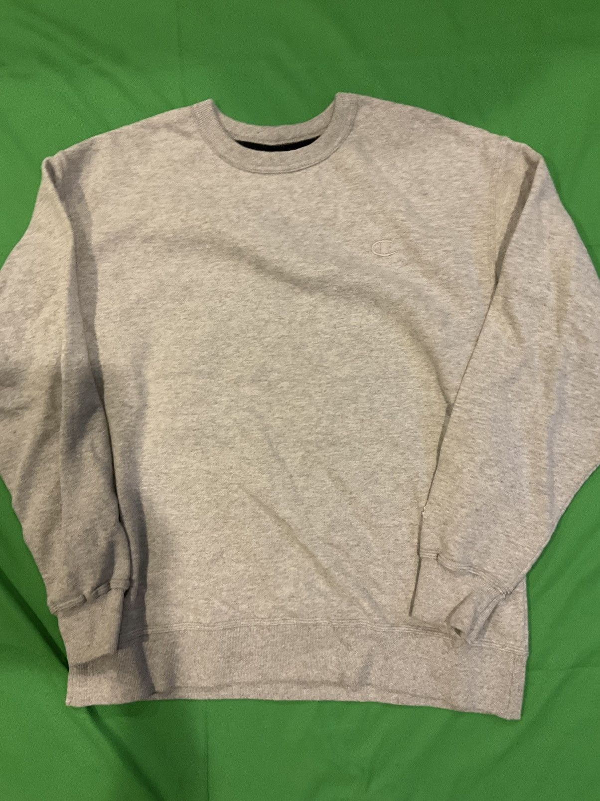 Champion × Vintage Vintage embroidered Grey crewneck Size US XL / EU 56 / 4 - 1 Thumbnail