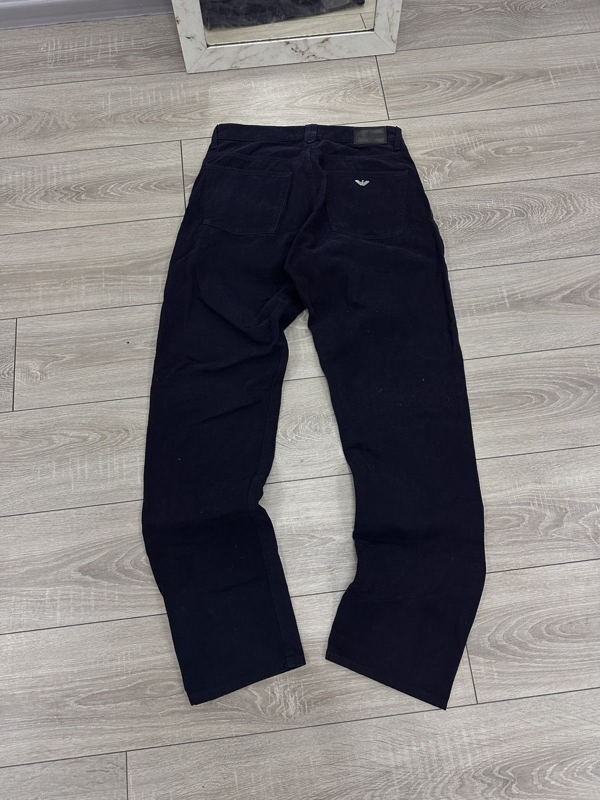 Armani Armani Vintage Velvet Corduroy Blue Pants Size US 34 / EU 50 - 2 Thumbnail