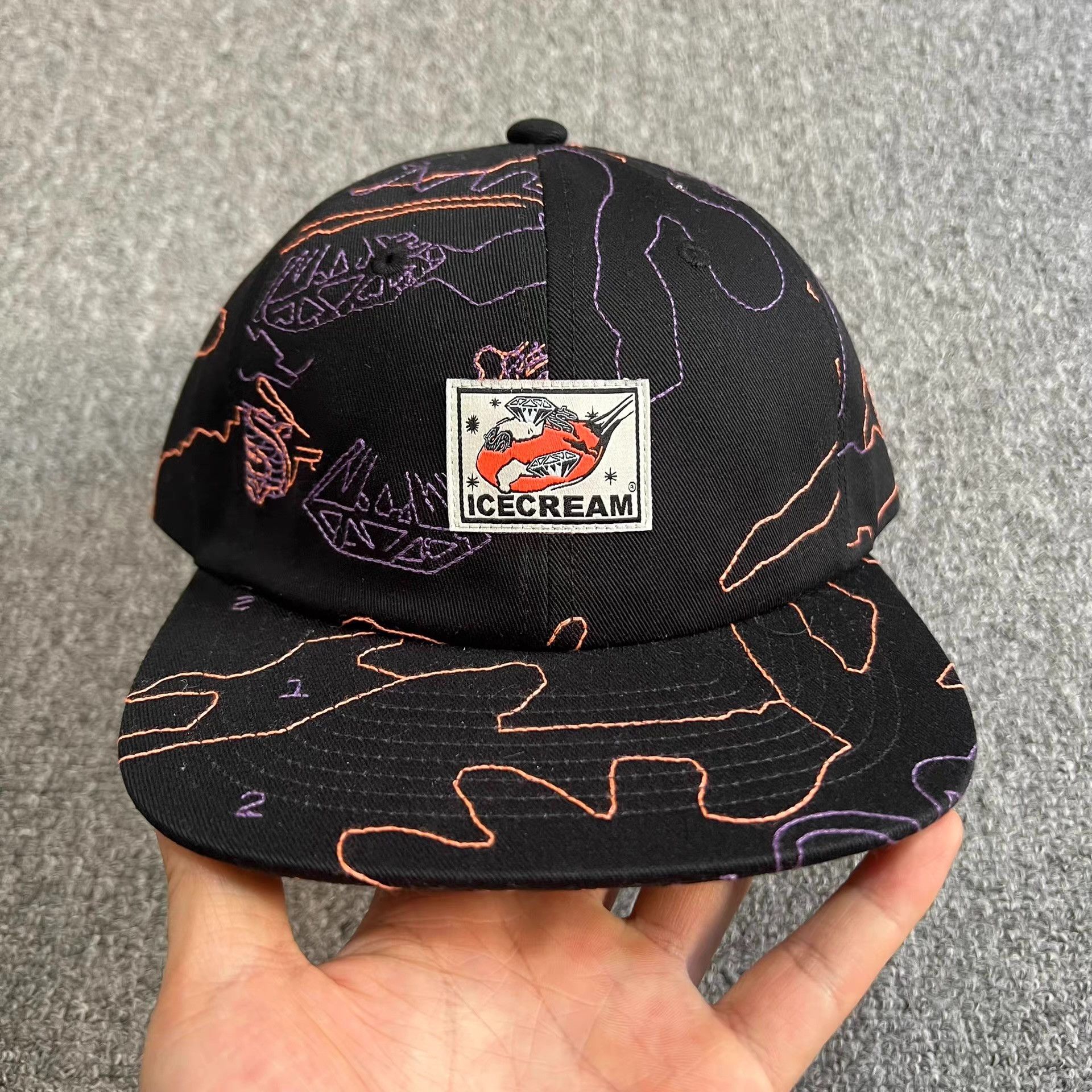 Billionaire Boys Club BBC ICECREAMSingle-LineEmbroideredBaseball Visor Sun Hat Q7 Size ONE SIZE - 1 Thumbnail