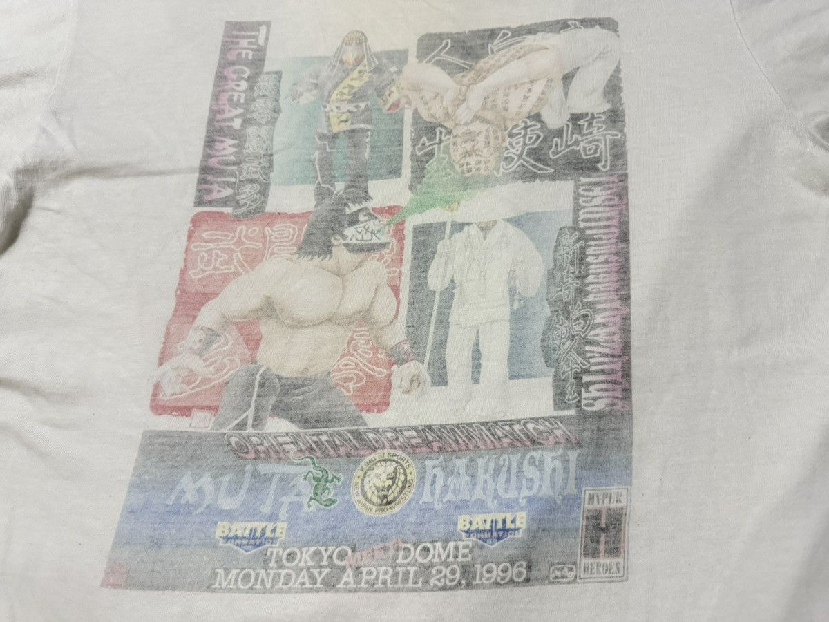 Vintage × WWF Vintage 90s NJPW The Great Muta and Hakushi T-Shirt Size US M / EU 48-50 / 2 - 2 Thumbnail