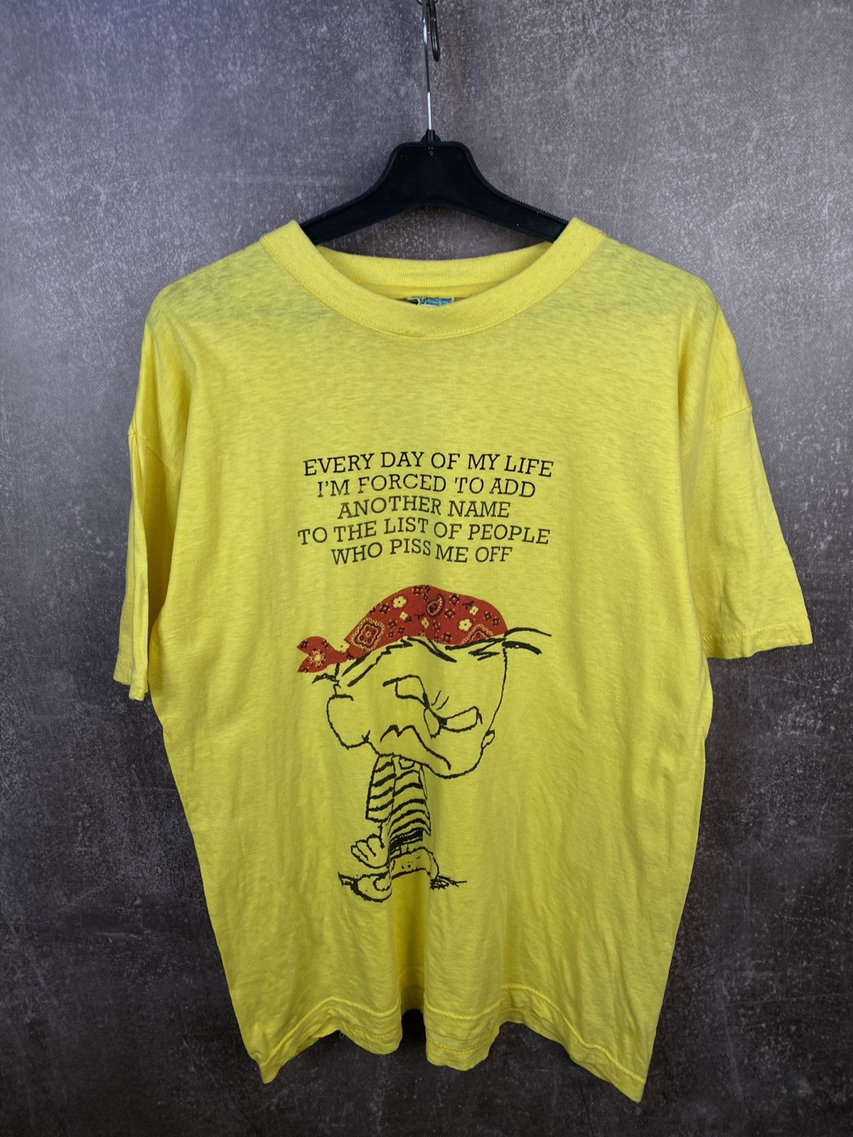 Vintage Vintage Y2K ADULT “ People Who Piss Me Off “ Humor Tee Size US L / EU 52-54 / 3 - 1 Thumbnail
