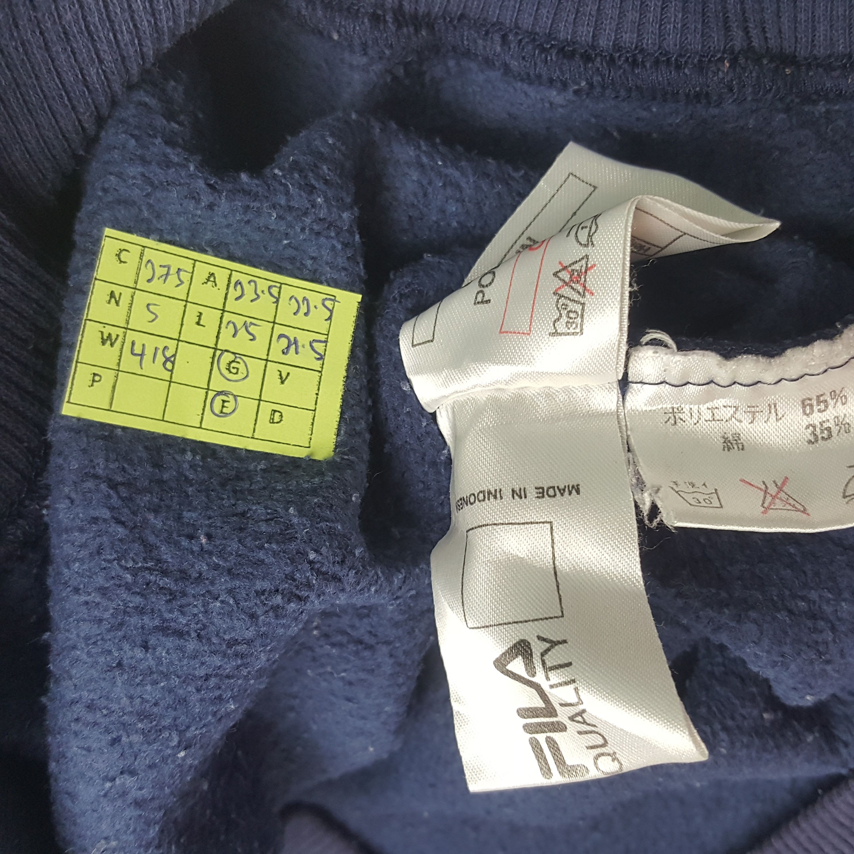 Fila × Vintage Vintage Fila Biella Italia Fashion Brand Sweatshirt Size US L / EU 52-54 / 3 - 8 Thumbnail