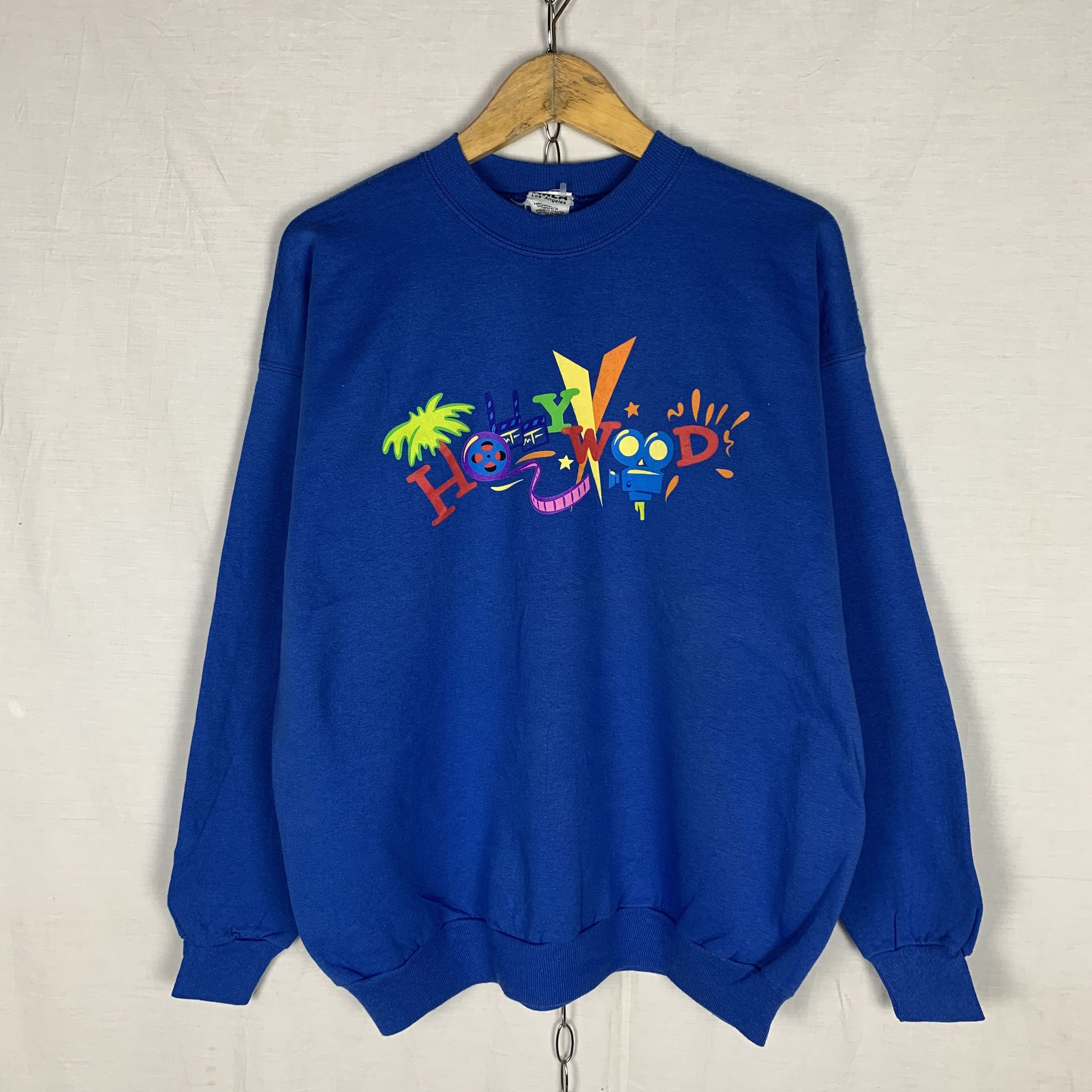 Vintage Vintage HRLA Los Angeles Sweatshirt Crewneck Size US L / EU 52-54 / 3 - 1 Thumbnail