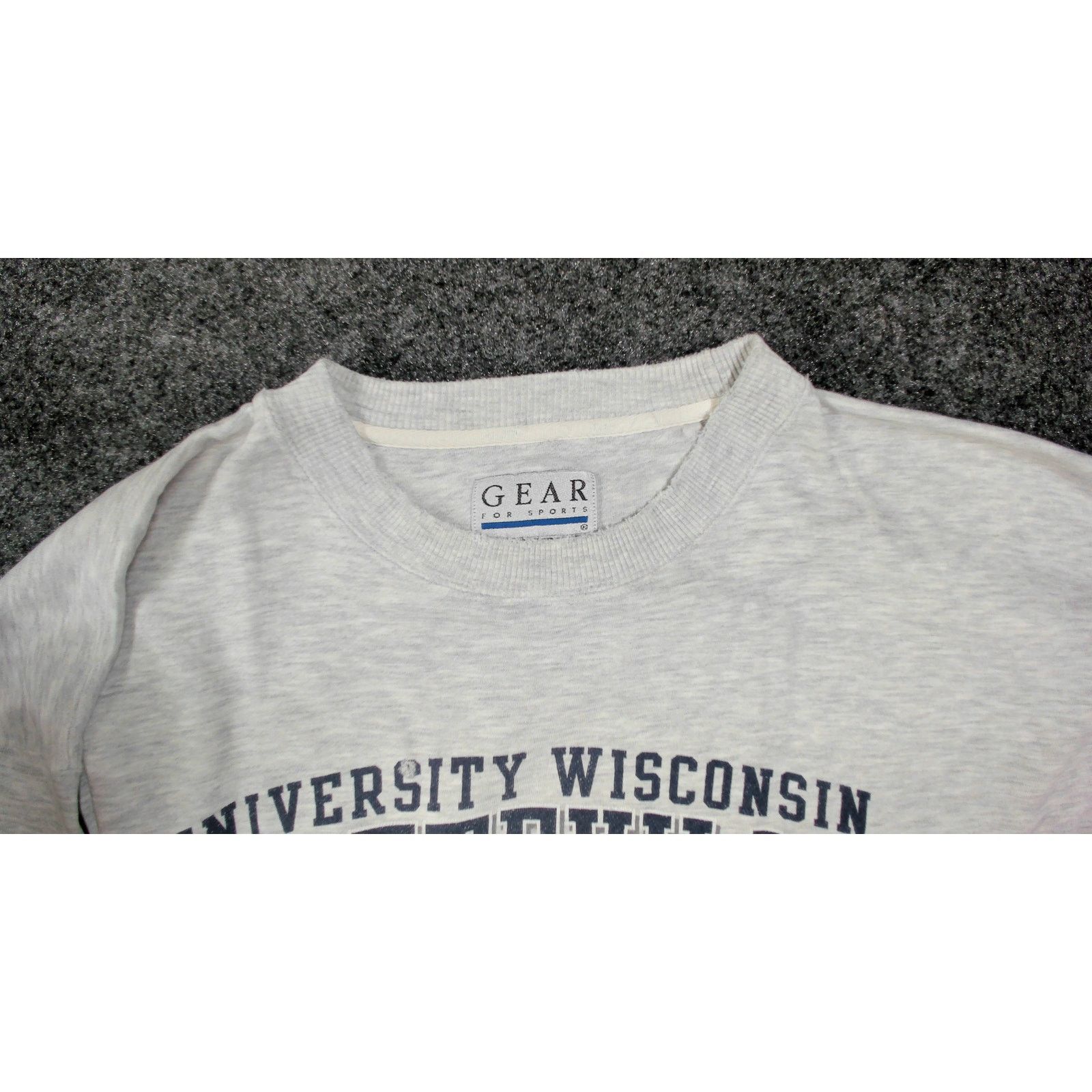 Gear for Sports VTG 90s Gear For Sports Wisconsin Platteville Sweatshirt XXL Size US XXL / EU 58 / 5 - 12 Thumbnail