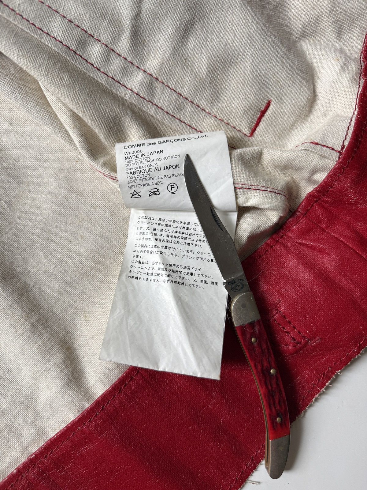 Junya Watanabe Junya Watanabe aw02’ red aviakit studded jacket Size US M / EU 48-50 / 2 - 12 Thumbnail