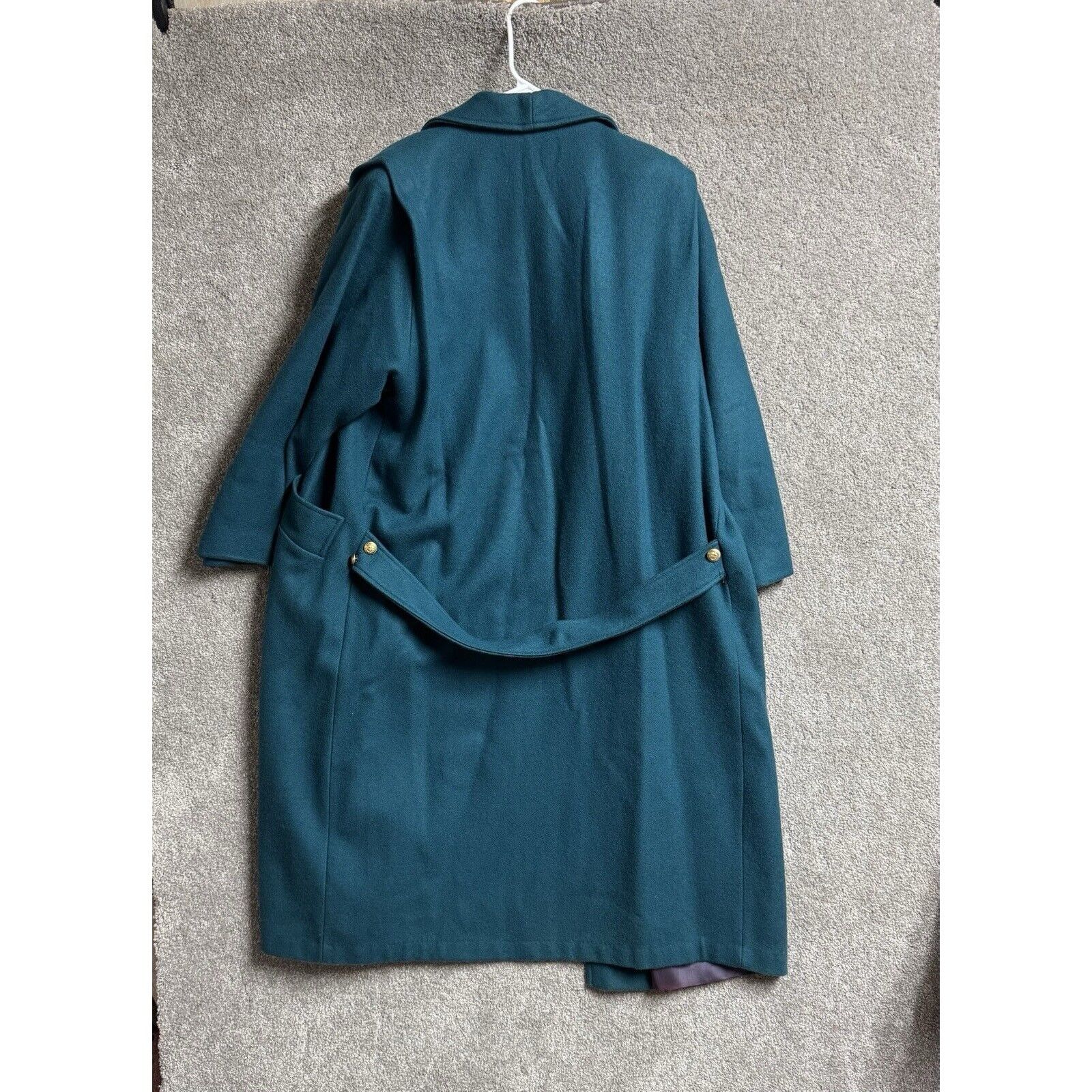 Other Maggie Lawrence Overcoat Women L 80s Vintage Double Breasted Size L / US 10 / IT 46 - 9 Thumbnail