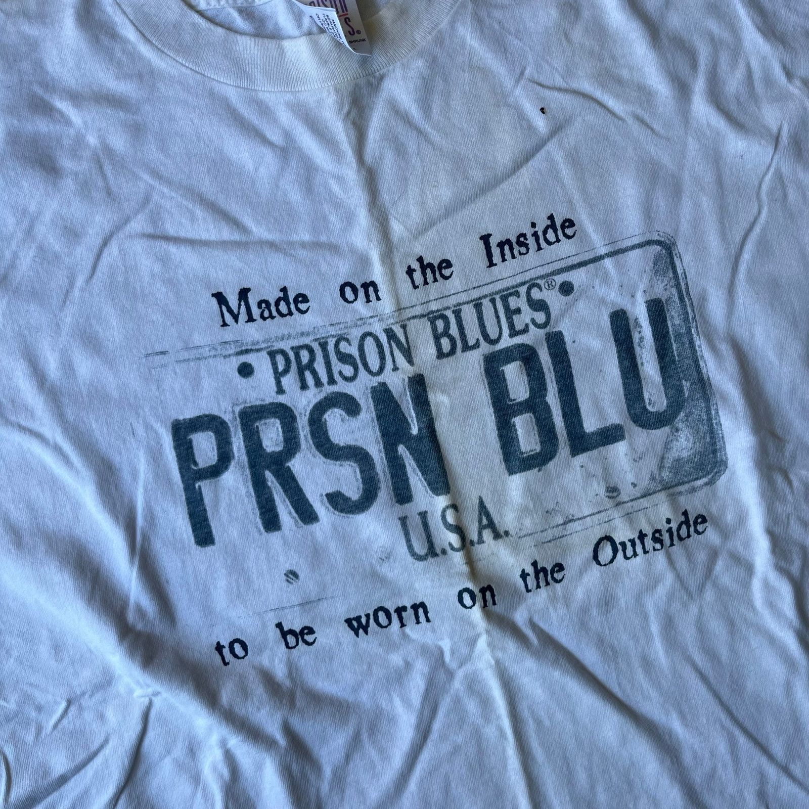 Vintage VINTAGE PRSN BLUES SHIRT 90S USA XL MADE ON THE INSIDE TEE Size US XL / EU 56 / 4 - 3 Thumbnail