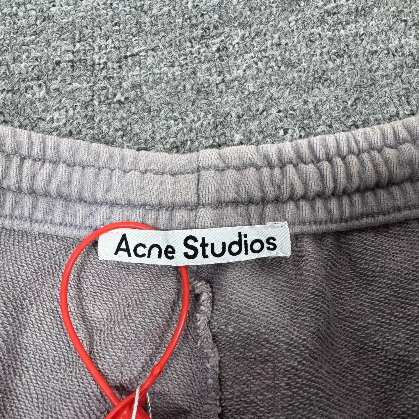 Acne Studios Acne Studios Light Gray Cotton Distressed Drawstring S Size US 36 / EU 52 - 4 Thumbnail