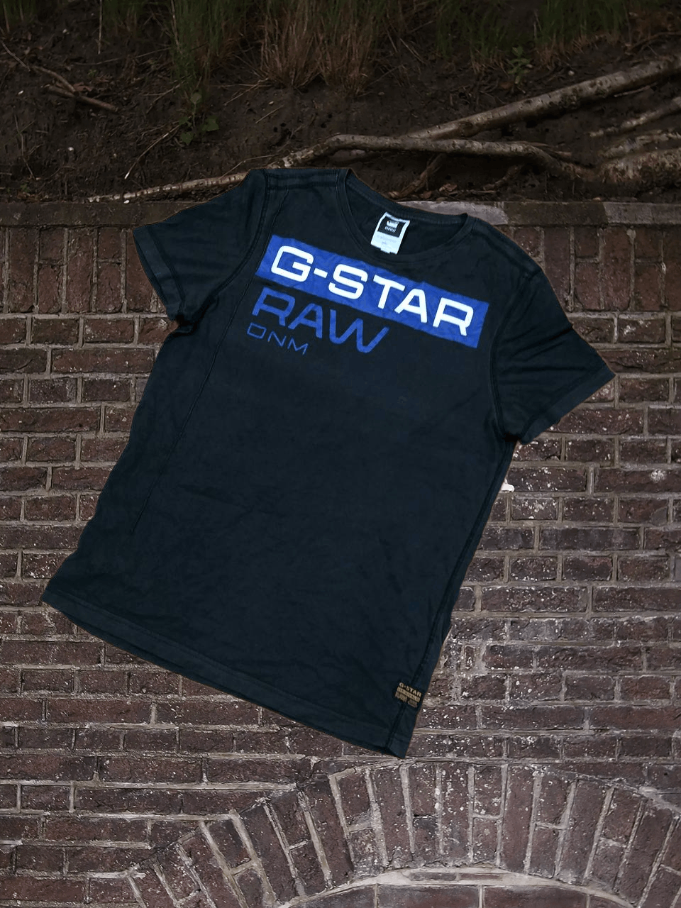 G-Star G-Star Raw Vintage Mens Big logo T-Shirt Tee Size US M / EU 48-50 / 2 - 1 Thumbnail