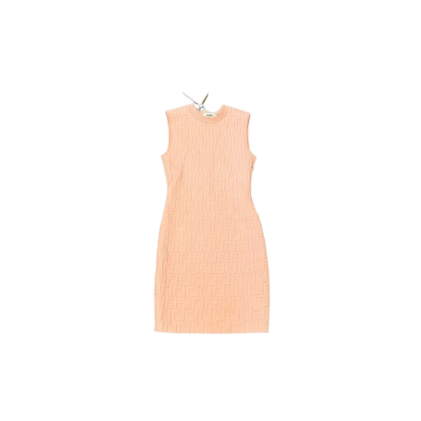 Fendi Fendi FF Monogram Sleeveless Mini Dress 38 Size XS / US 0-2 / IT 36-38 - 1 Thumbnail