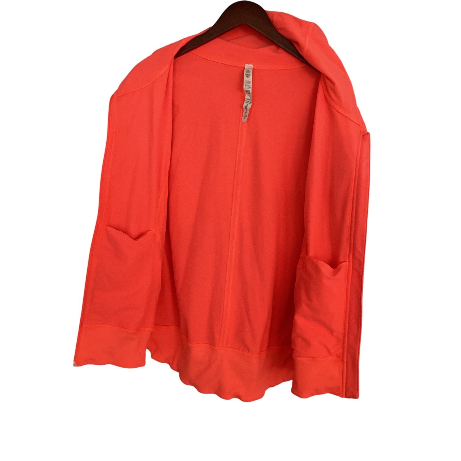Lululemon Lulu Lemon Activewear Orange Athletica Jacket Size 8 wm Size M / US 6-8 / IT 42-44 - 4 Thumbnail