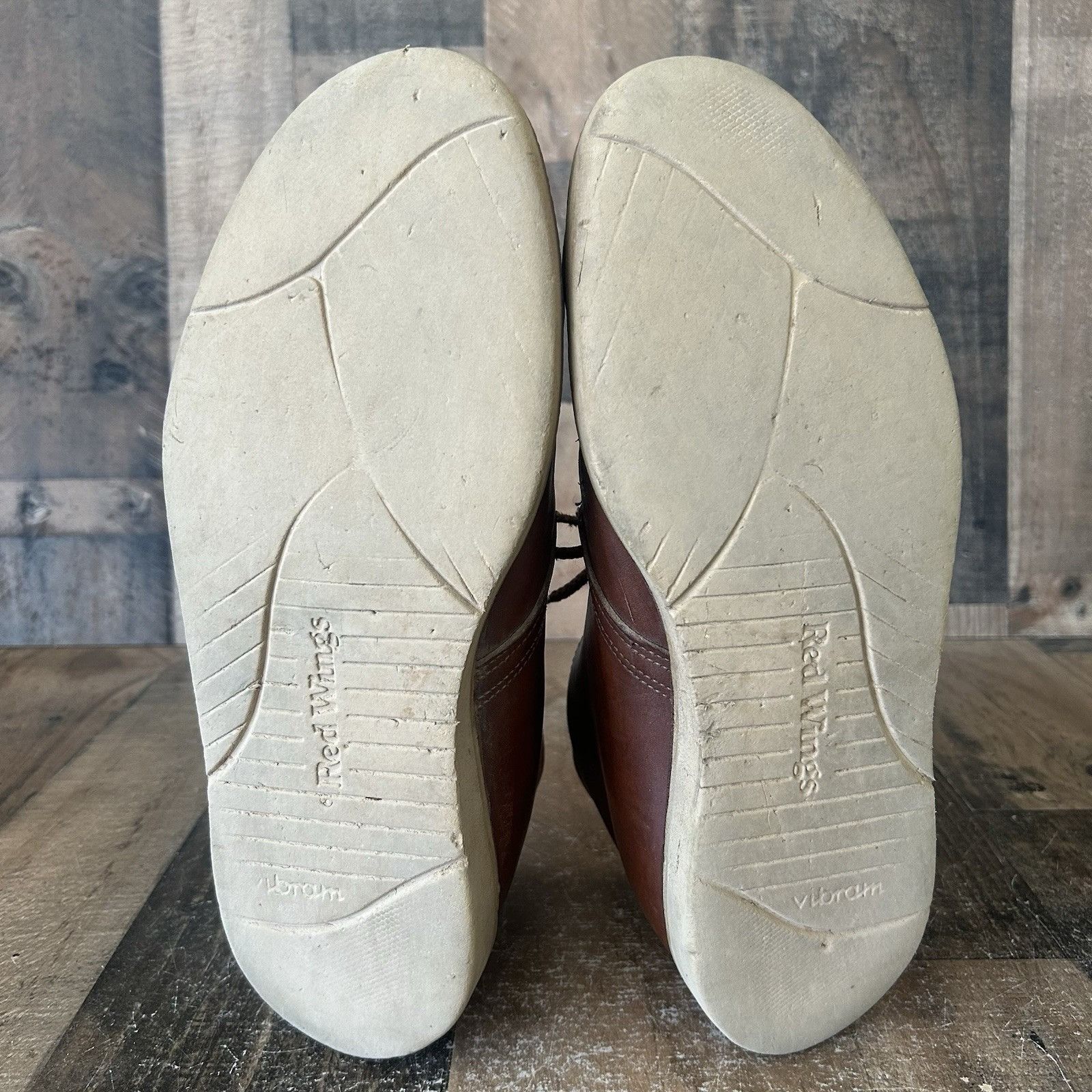 Red Wing Red Wing 595 Chukka Leather Lace Up Work Boots Mens 11.5 EE Size US 11.5 / EU 44-45 - 4 Thumbnail