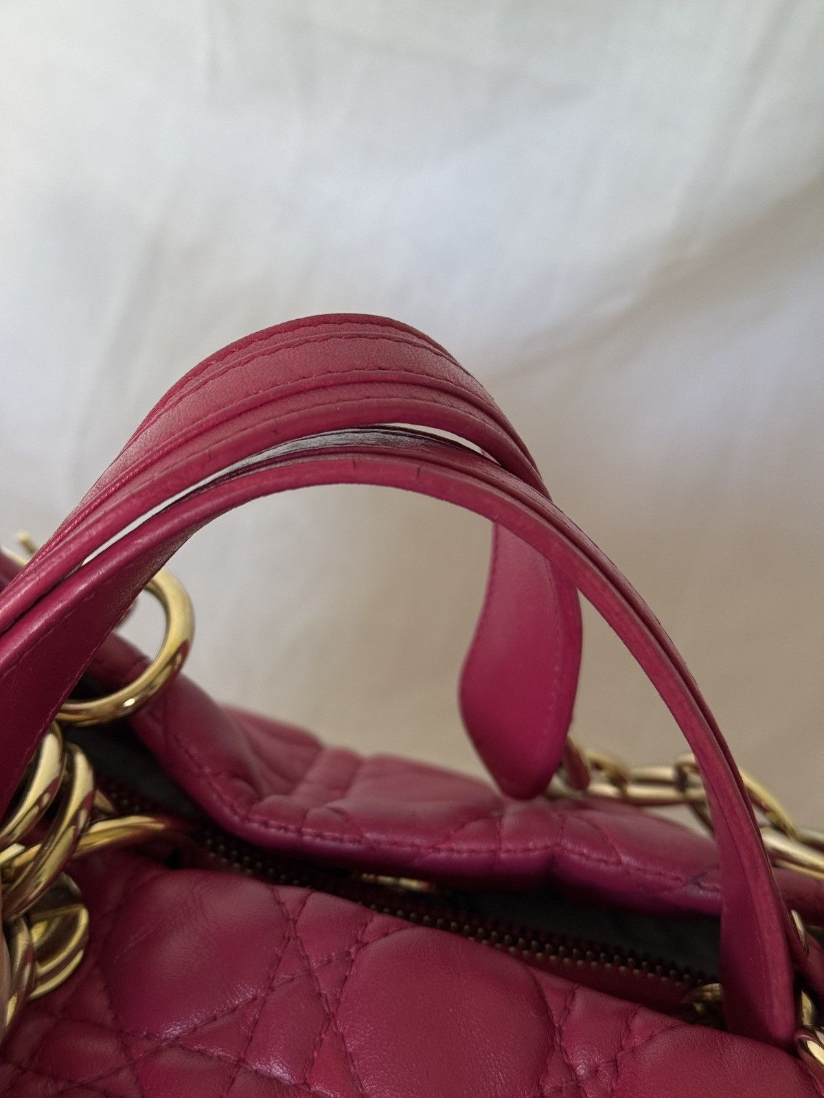 Dior Christian Dior Soft Cannage Lady Dior Shopping Tote Bag Size ONE SIZE - 8 Thumbnail