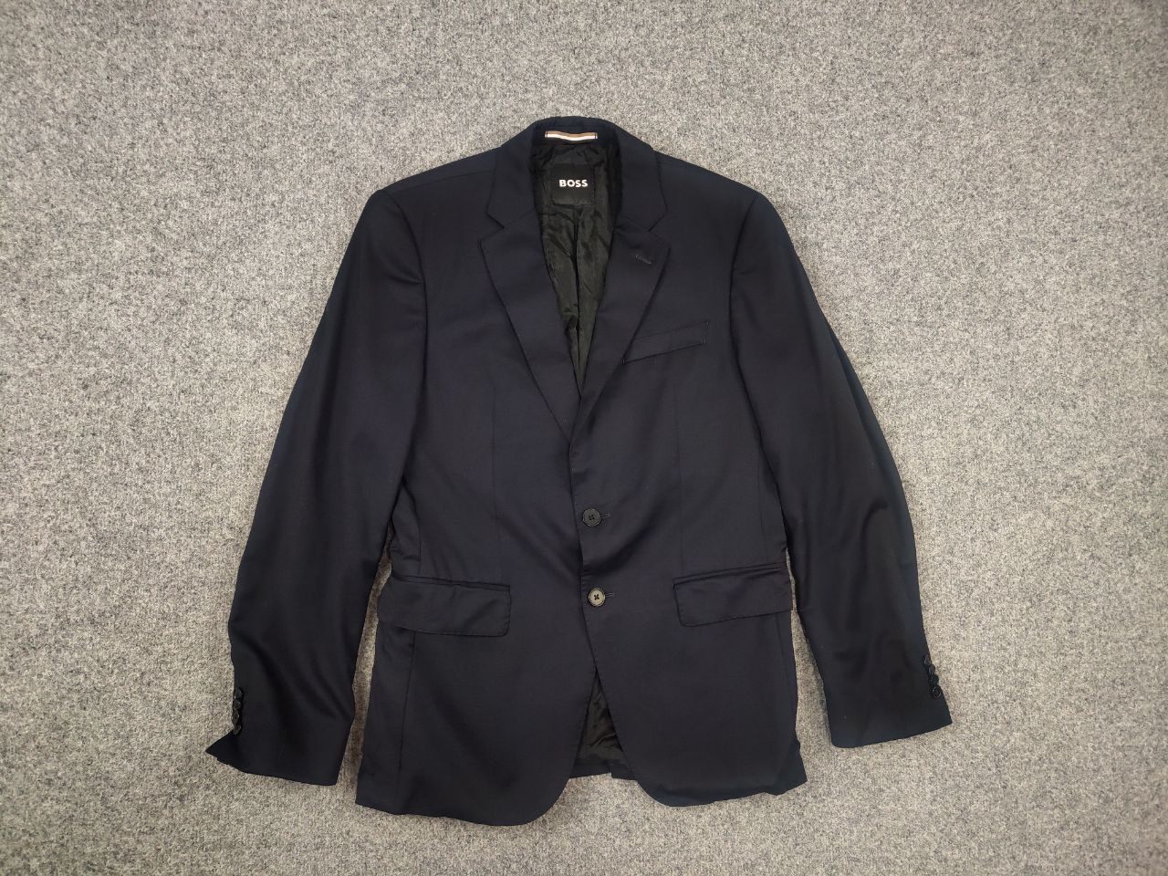 Hugo Boss Boss one the suit Design Navy Slim three-piece Blazer Pants Size 36R - 2 Thumbnail