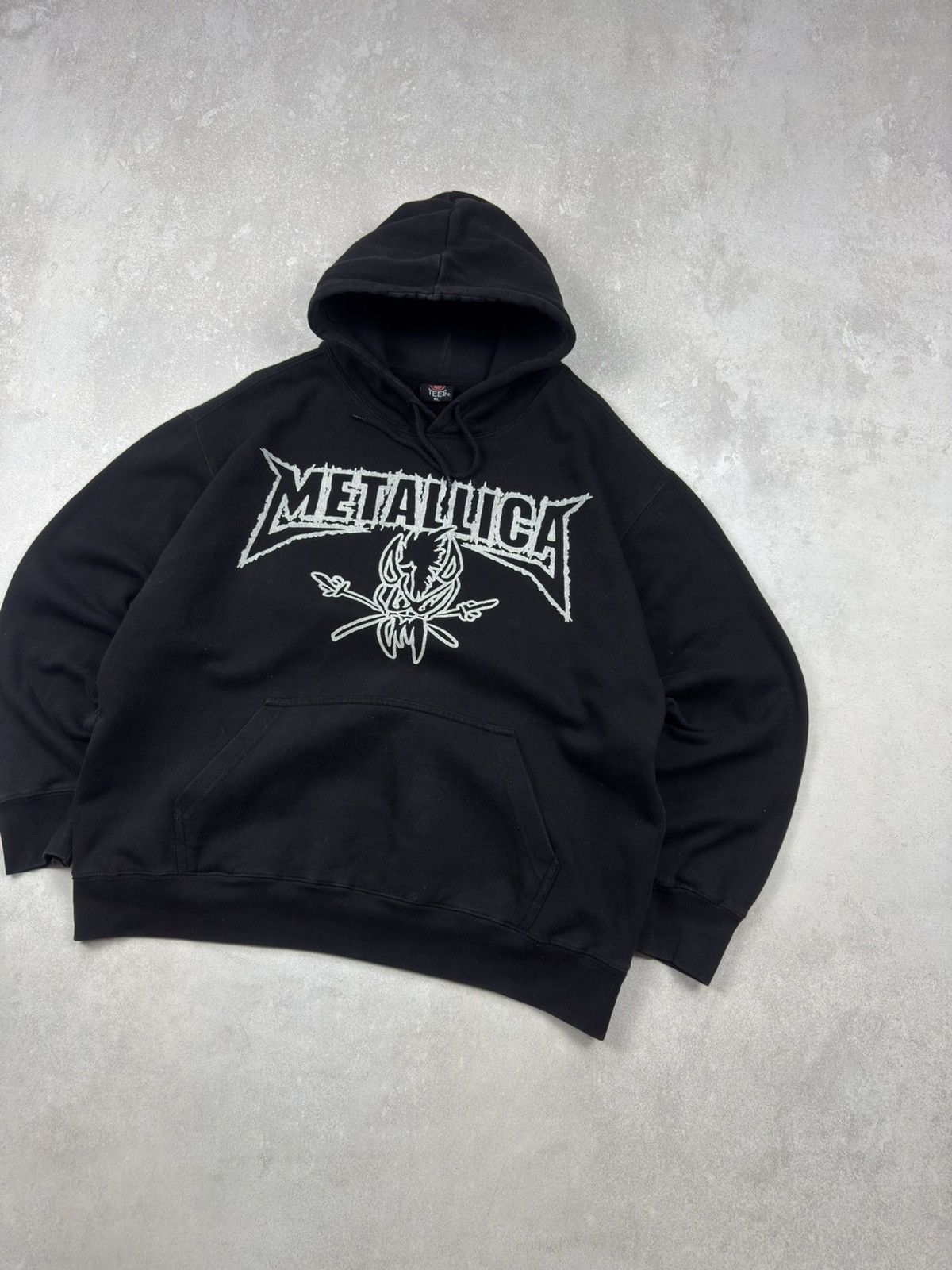 Metallica Vintage 00s Metallica Black Hoodie Skull & Girl Rock Heavy Size US XL / EU 56 / 4 - 8 Thumbnail