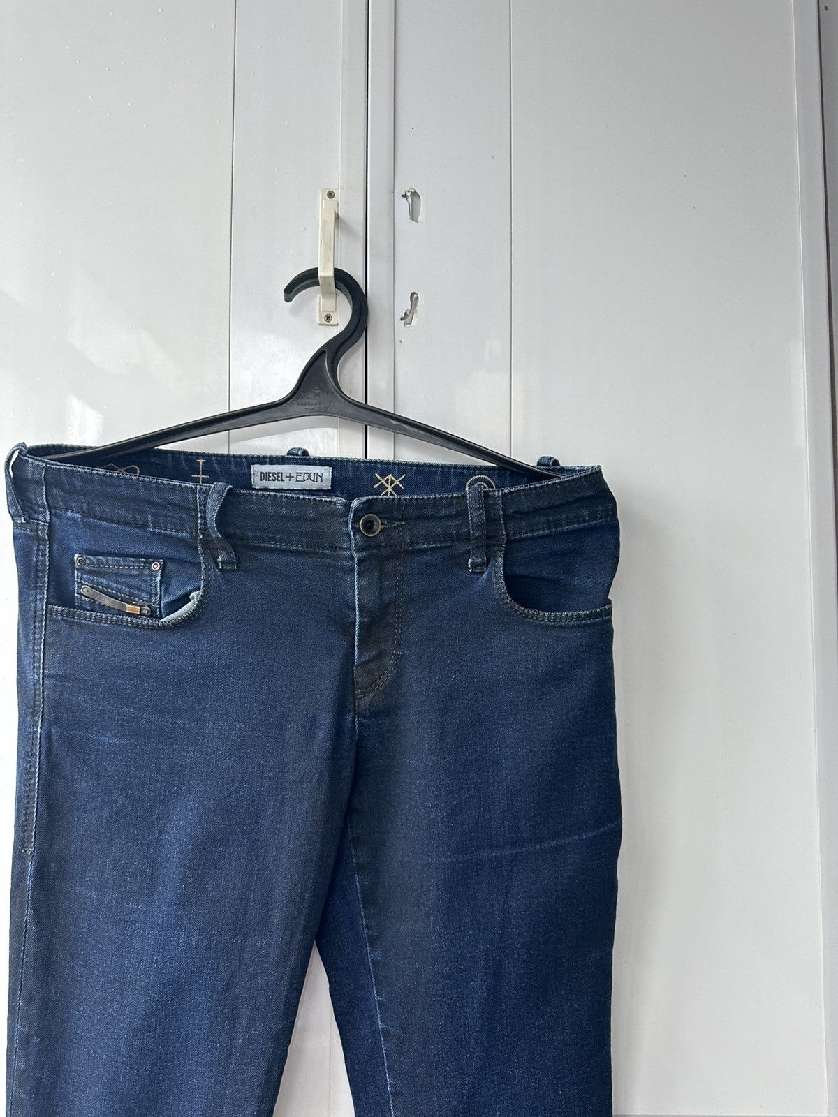 Diesel Vintage Diesel x Edu Denim Jeans Y2K Size US 31 - 6 Thumbnail