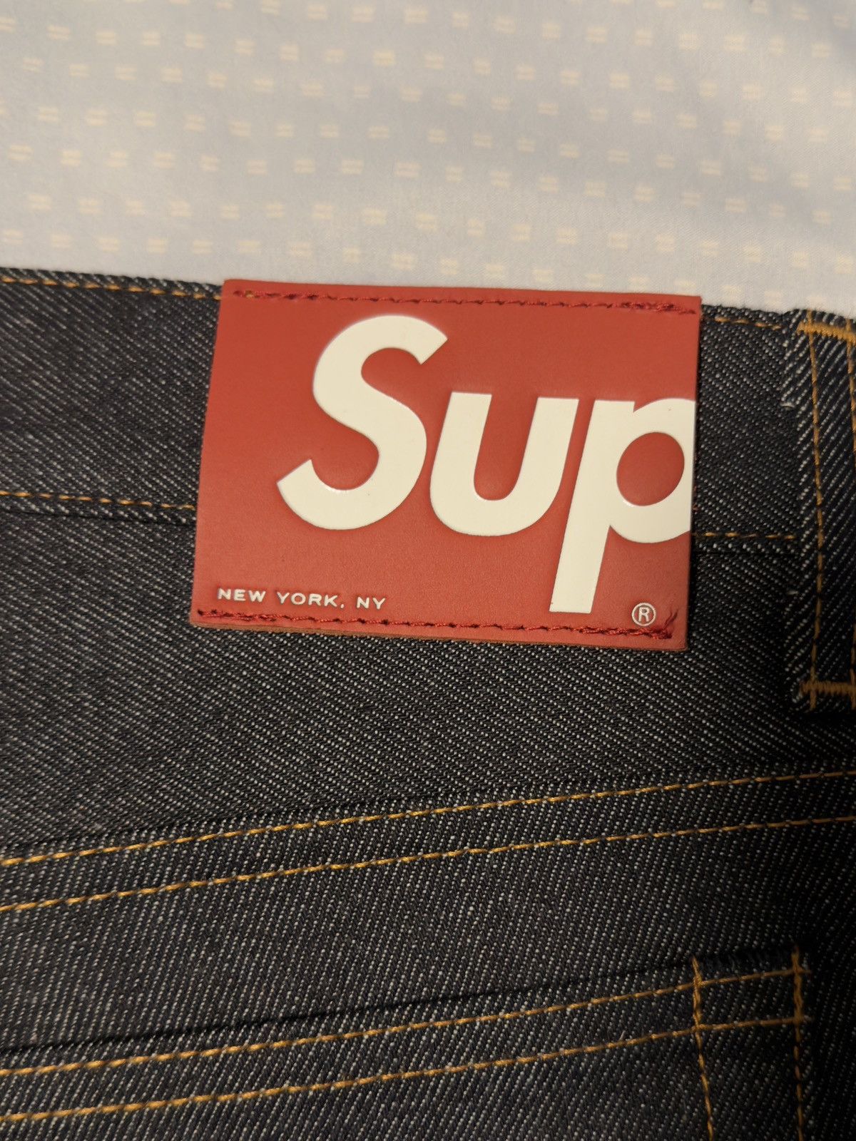 Supreme Supreme Rigid Loose Fit Selvedge Jean Size US 32 / EU 48 - 2 Thumbnail